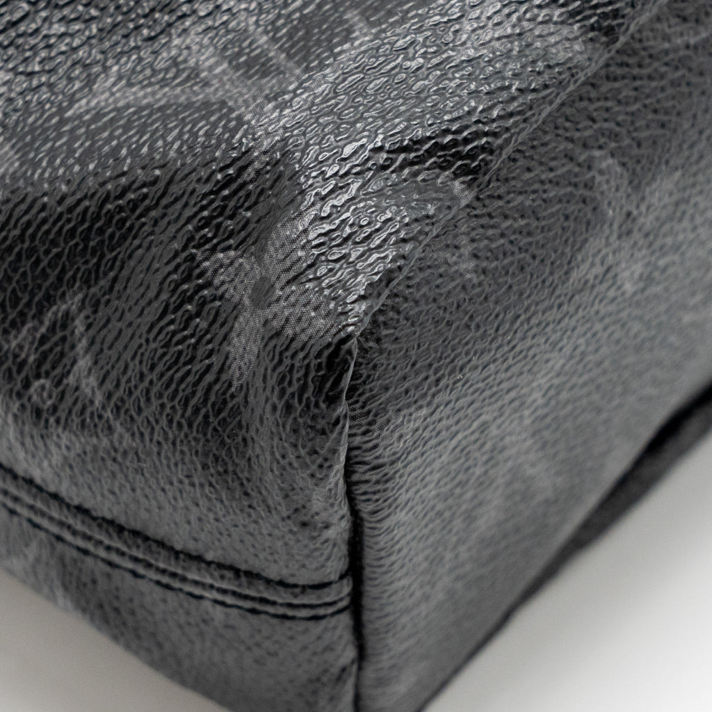 LOUIS VUITTON MONOGRAM ECLIPSE FRAGMENT NANO BAG CANVAS BLACK SHW