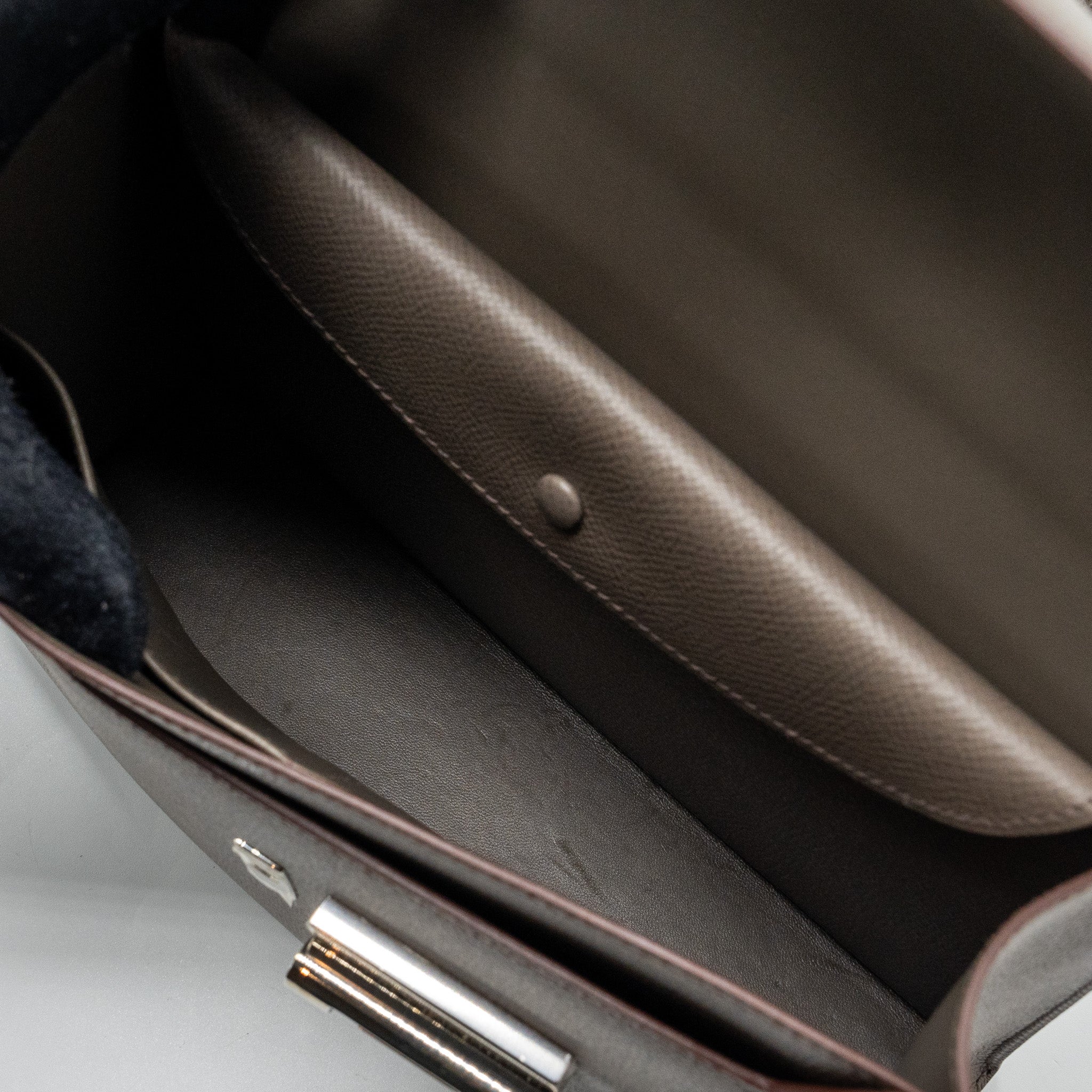 HERMES VERROU 21 EPSOM GRIS ETAIN SHW