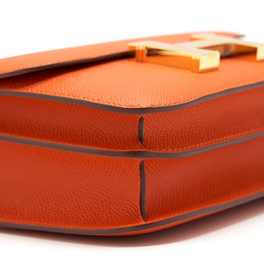 HERMES MINI CONSTANCE EPSOM 9J FEU GHW
