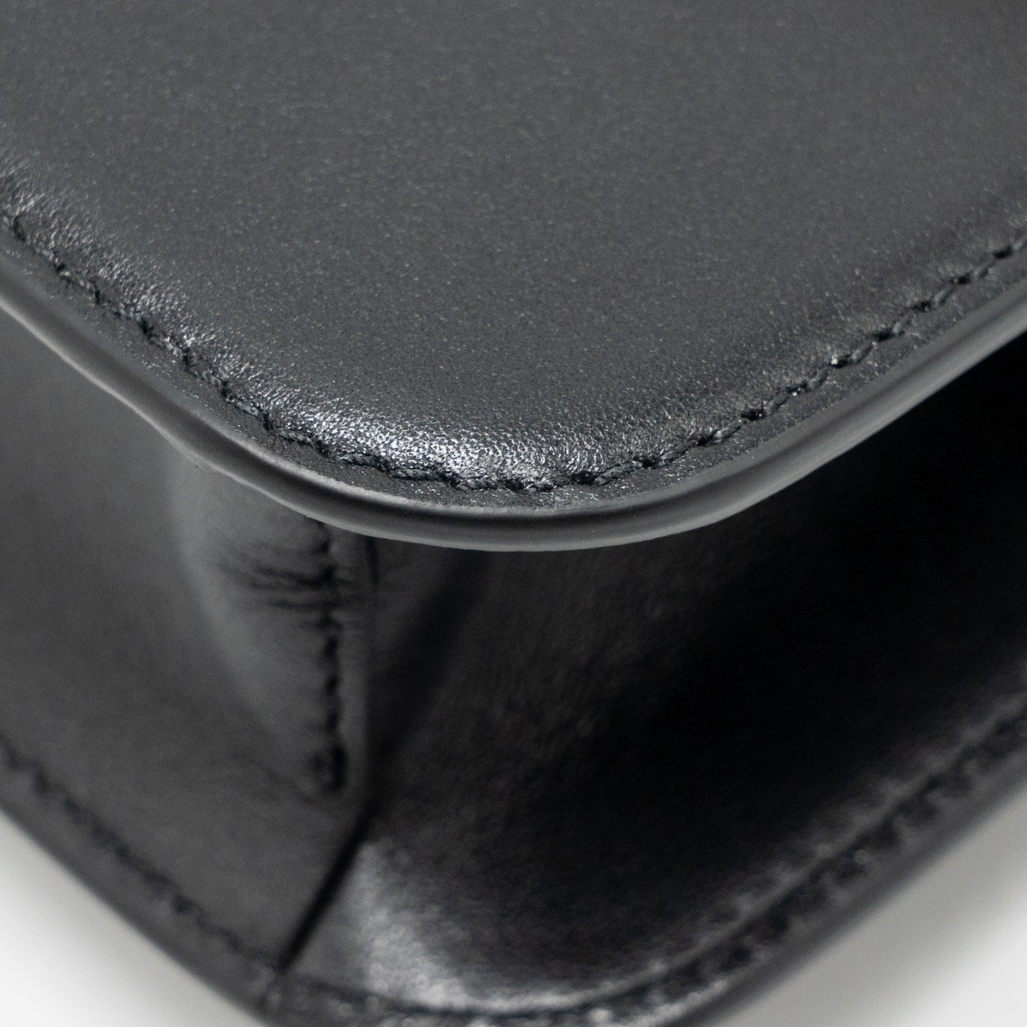 VALENTINO SMALL V LOGO CROSSBODY BAG CALFSKIN BLACK GHW