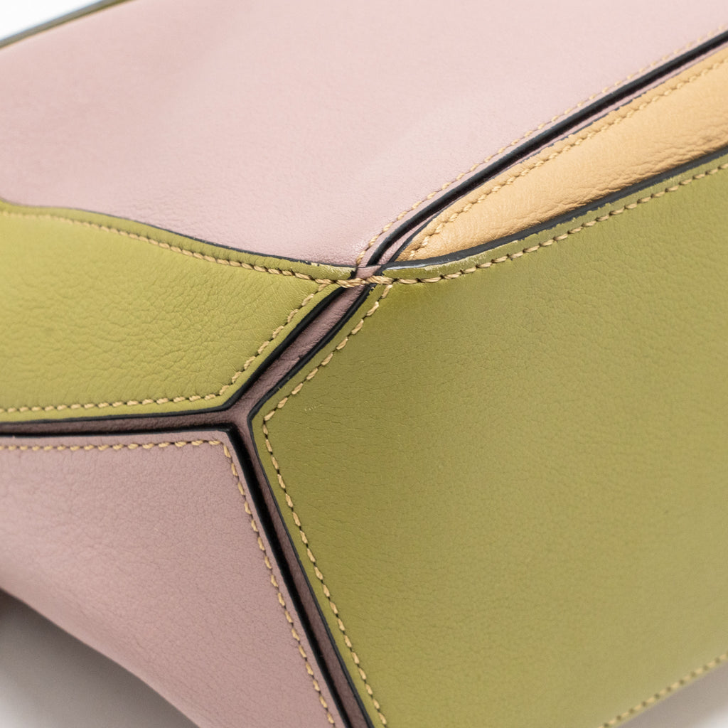 LOEWE SMALL PUZZLE BAG CALFSKIN MULTICOLOUR SHW