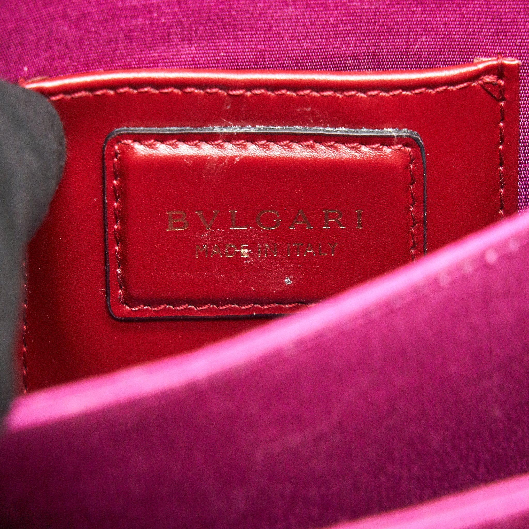 BVLGARI SERPENTI FOREVER TOP HANDLE BAG RED GHW