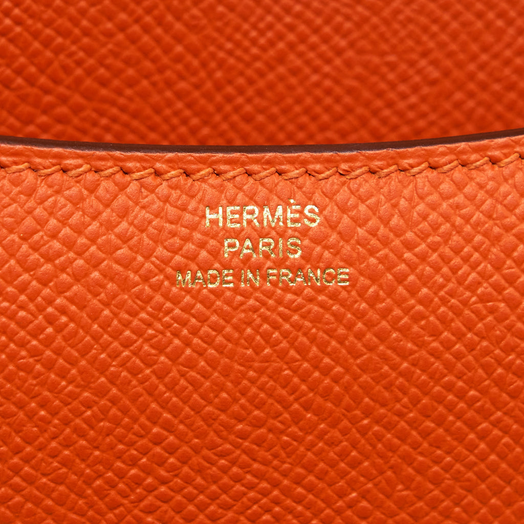 HERMES MINI CONSTANCE EPSOM 9J FEU GHW