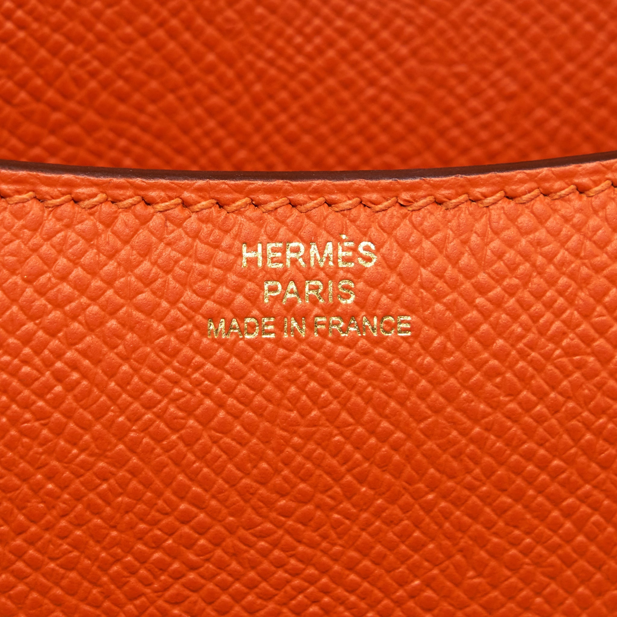 HERMES MINI CONSTANCE EPSOM 9J FEU GHW