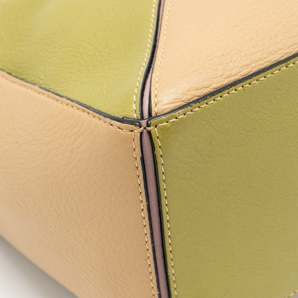 LOEWE SMALL PUZZLE BAG CALFSKIN MULTICOLOUR SHW