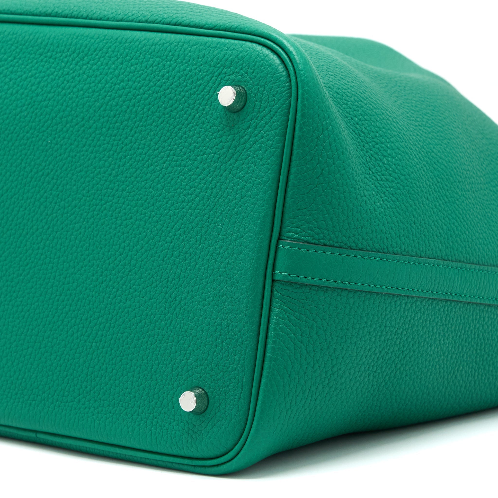 HERMES PICOTIN 22 LOCK BAG CLEMENCE U4 VERT VERTIGO SHW