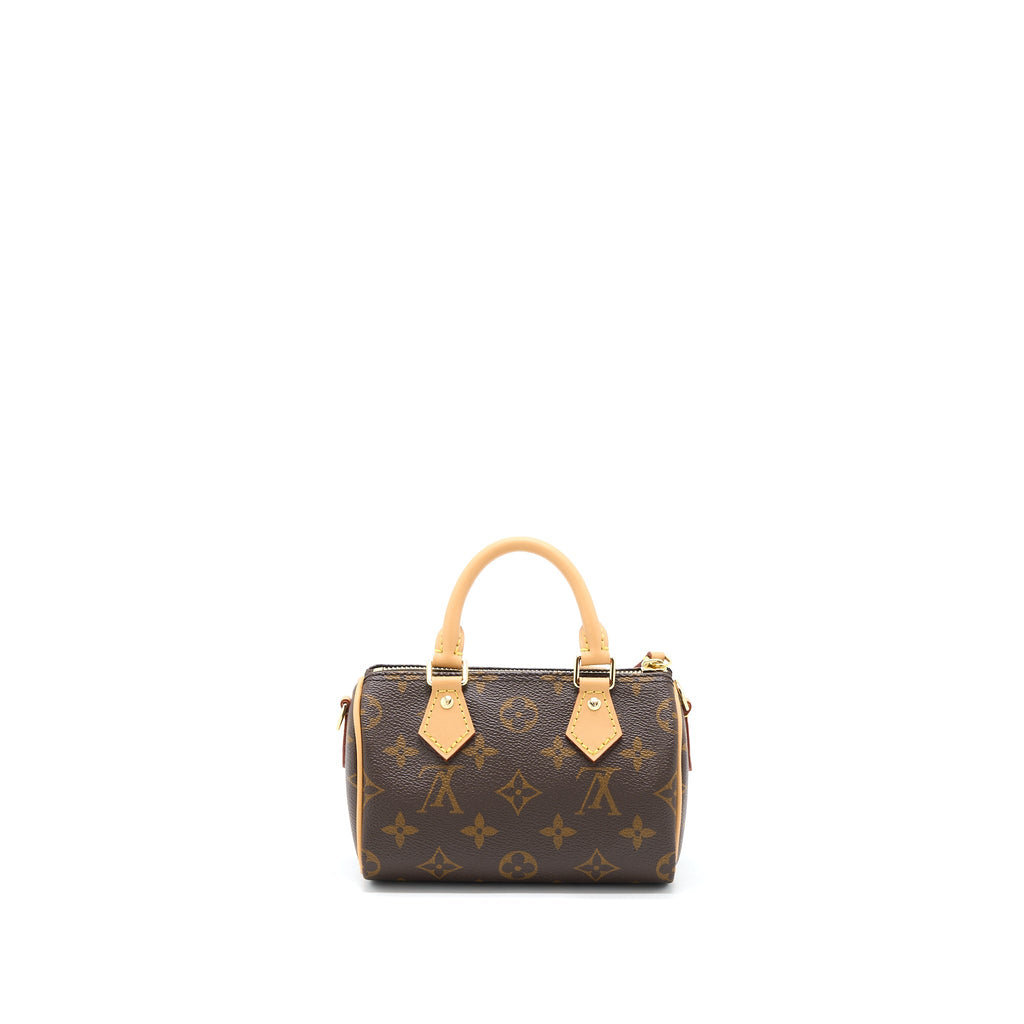 LOUIS VUITTON NANO SPEEDY MONOGRAM CANVAS GHW (NEW VERSION)
