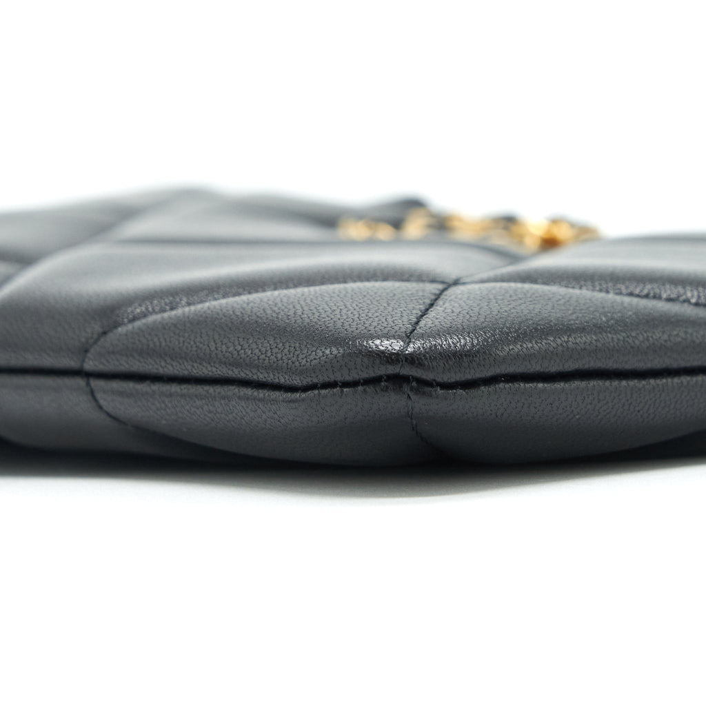 CHANEL 19 POUCH LAMBSKIN BLACK GHW