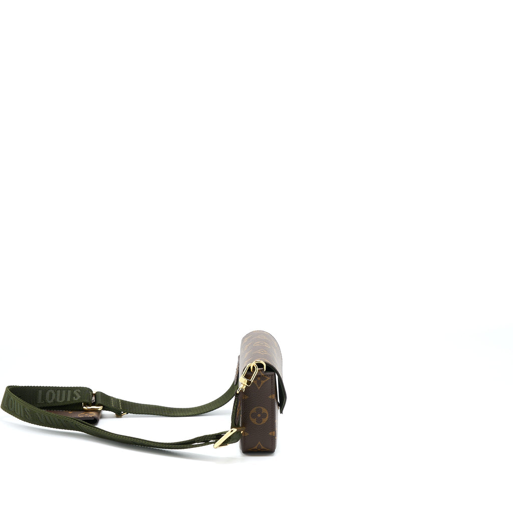 LOUIS VUITTON FELICIE STRAP&GO MONOGRAM CANVAS GHW