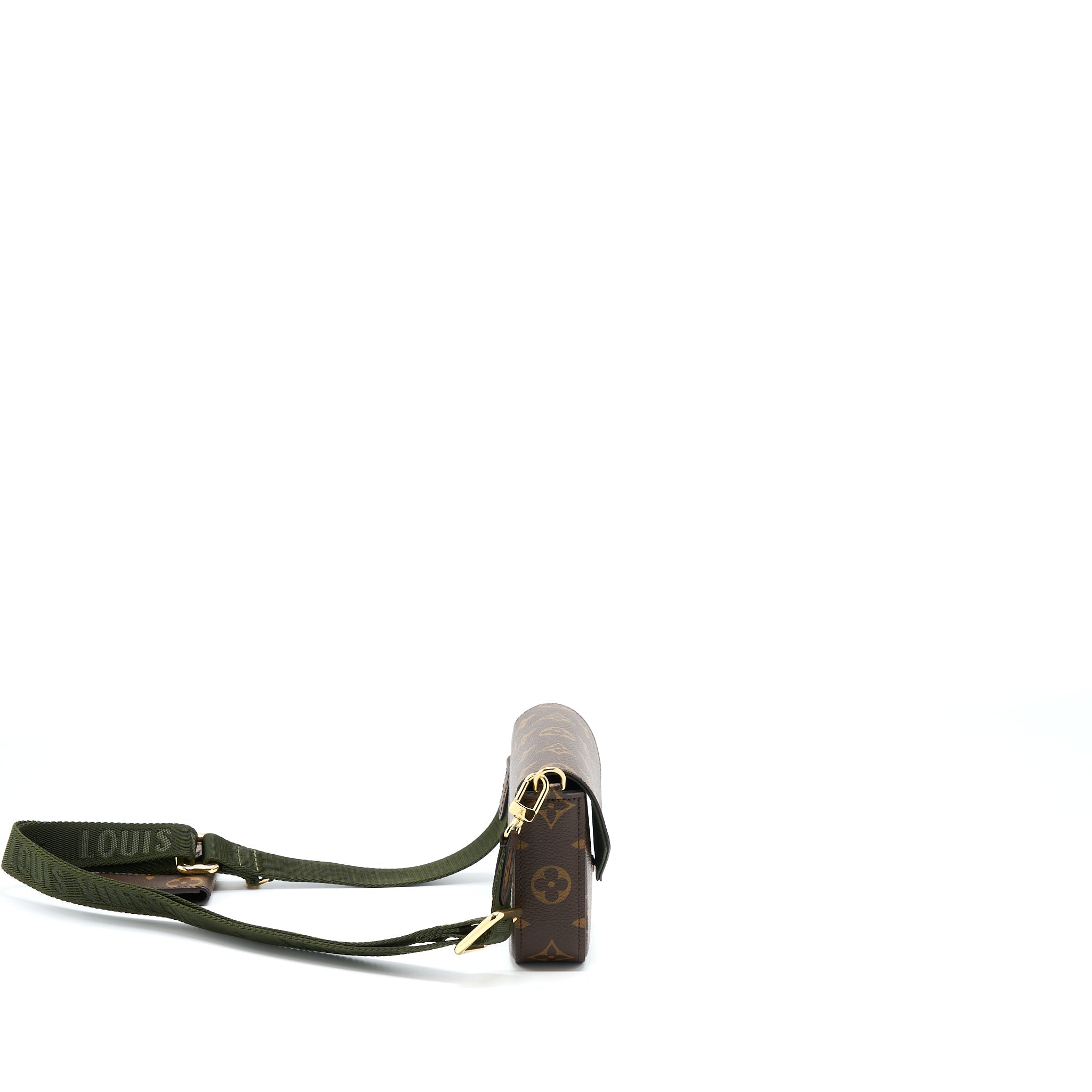 LOUIS VUITTON FELICIE STRAP&GO MONOGRAM CANVAS GHW