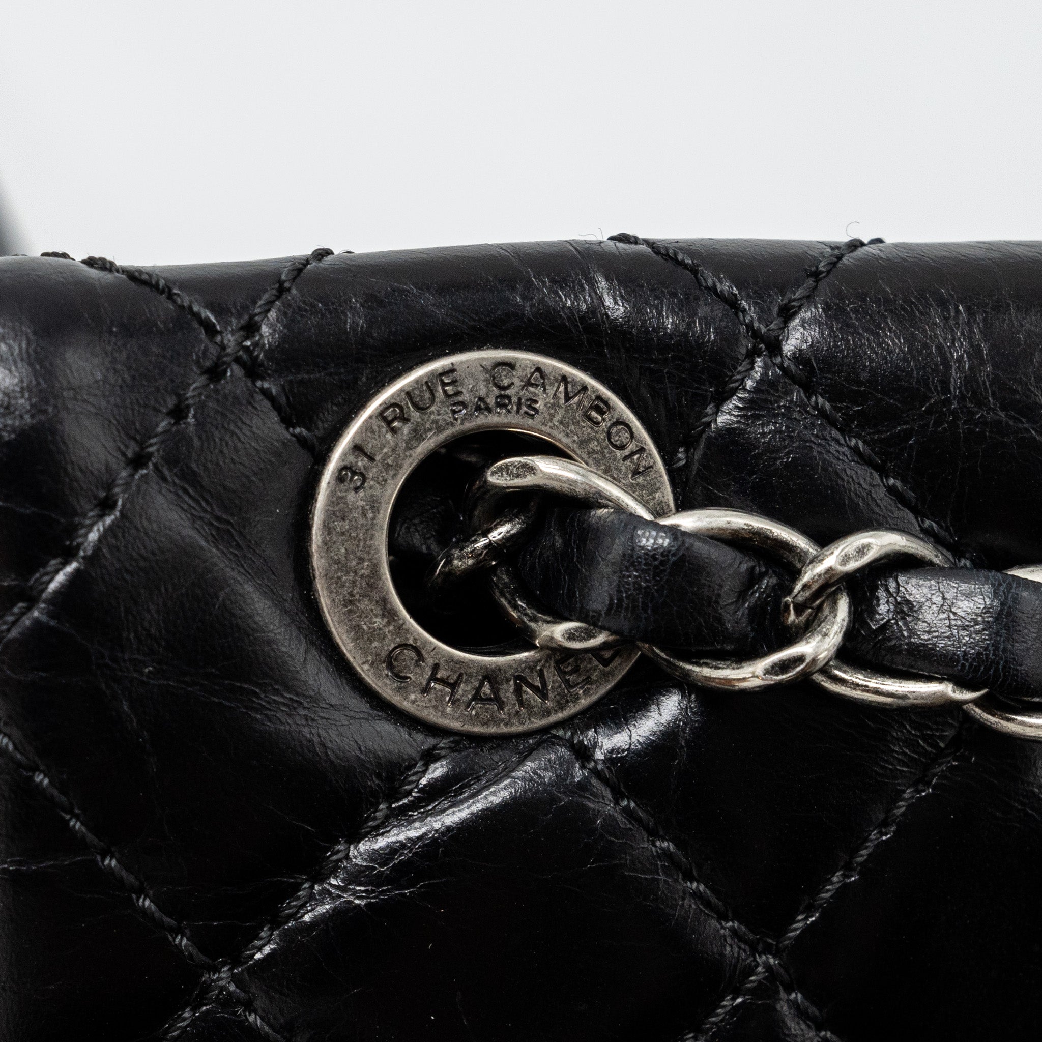CHANEL LARGE QUILTED MOUNTAIN  BACKPACK CALFSKIN BLACK SHW