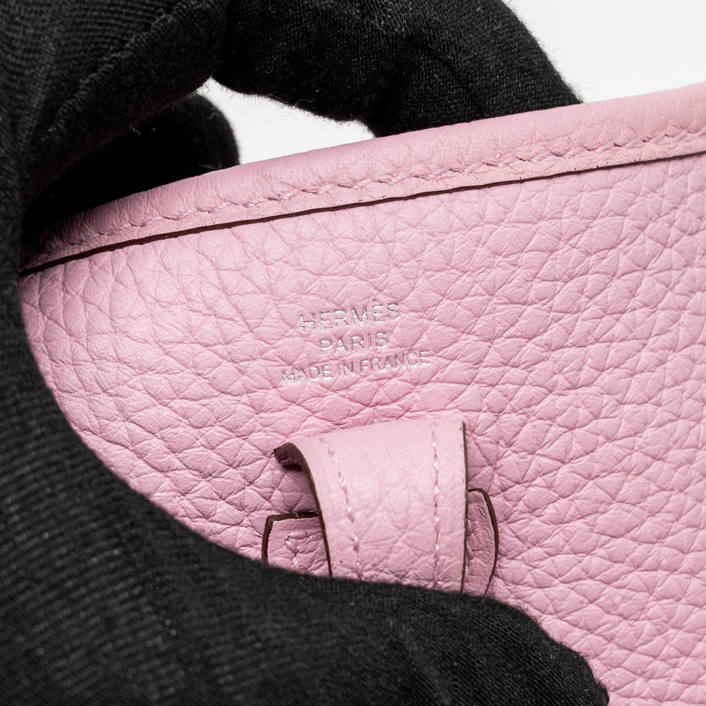 HERMES MINI EVELYNE CLEMENCE MAUVE SYLVESTRE SHW