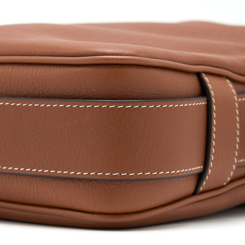CELINE MEDIUM ROMY BAG IN SUPPLE CALFSKIN TAN GHW