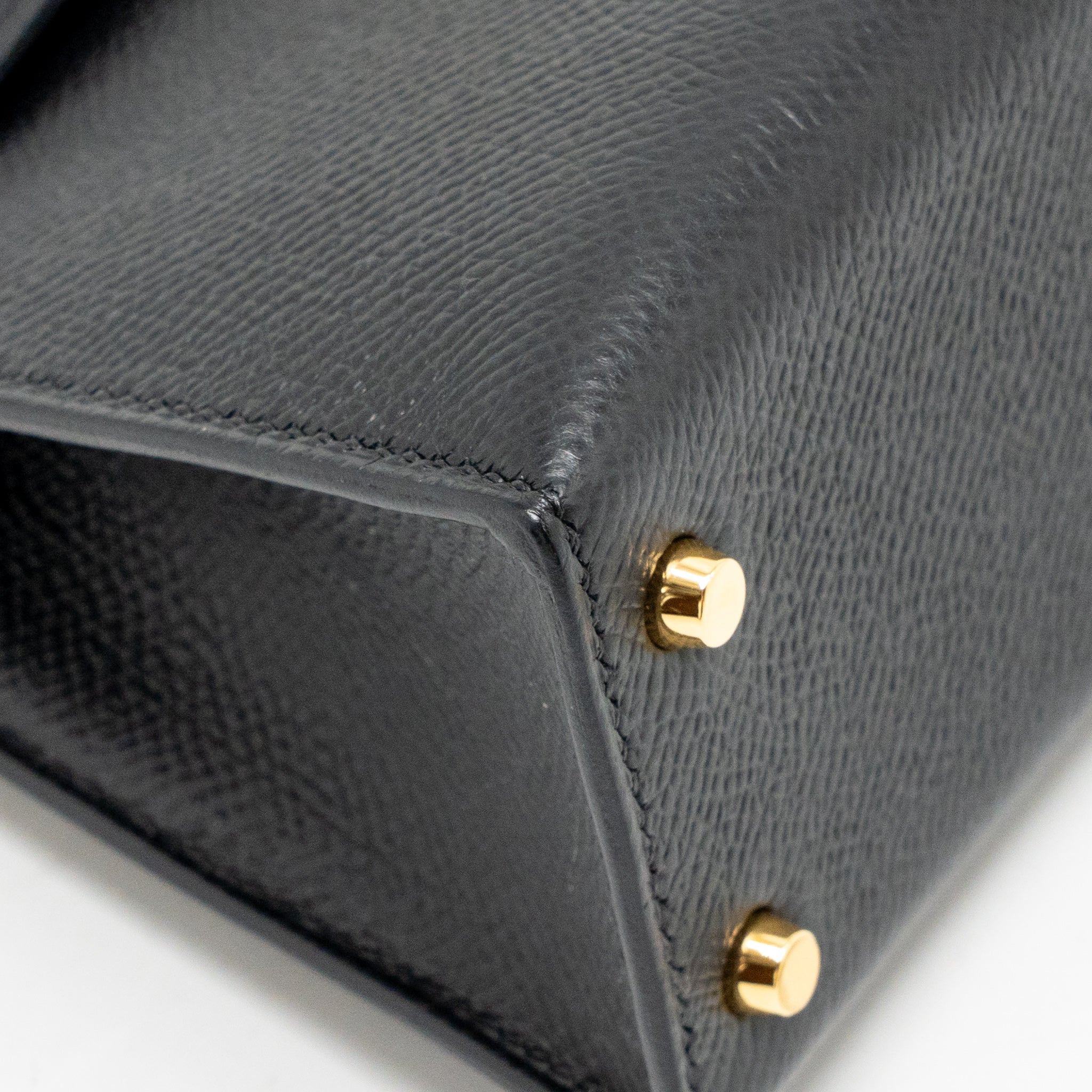 HERMES MINI KELLY II CASAQUE EPSOM BLEU INDIGO/NOIR/ROUGE GRENAT GHW