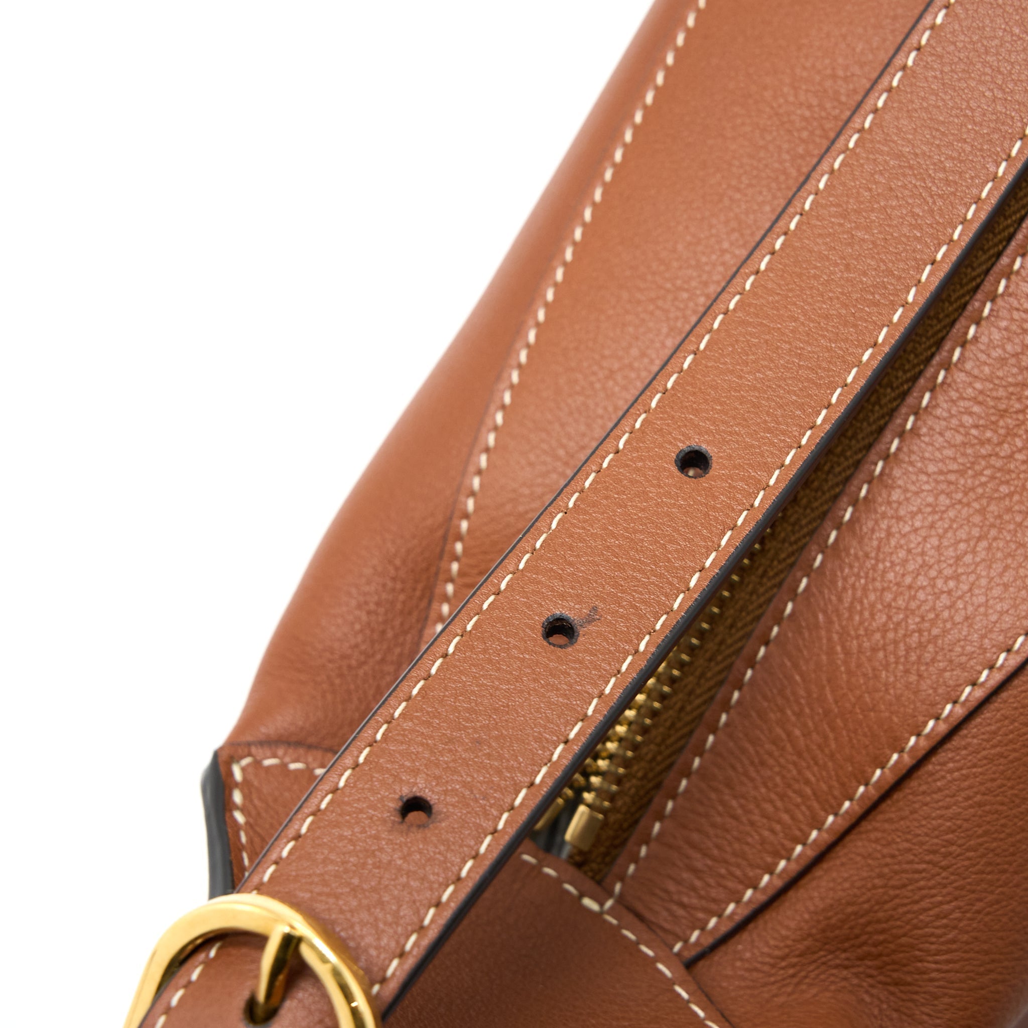 CELINE MEDIUM ROMY BAG IN SUPPLE CALFSKIN TAN GHW