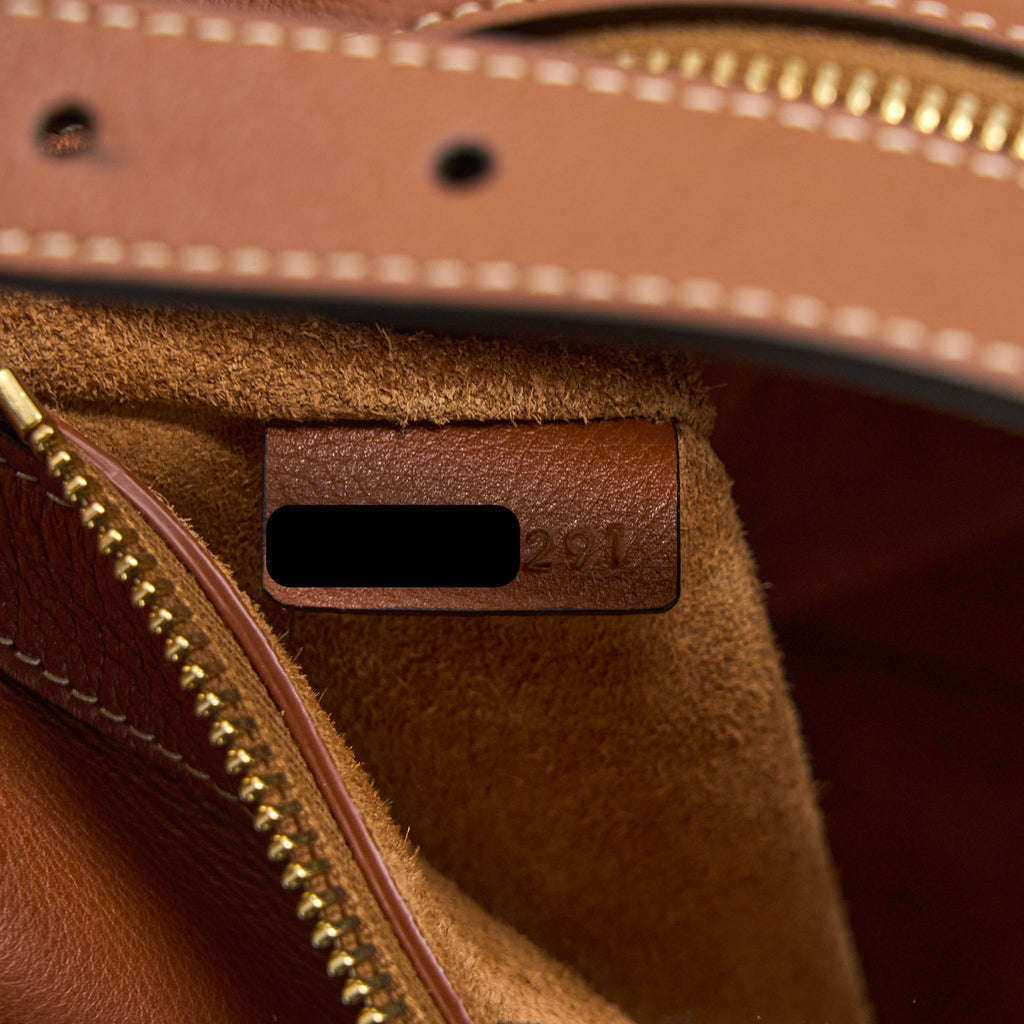 CELINE MEDIUM ROMY BAG IN SUPPLE CALFSKIN TAN GHW