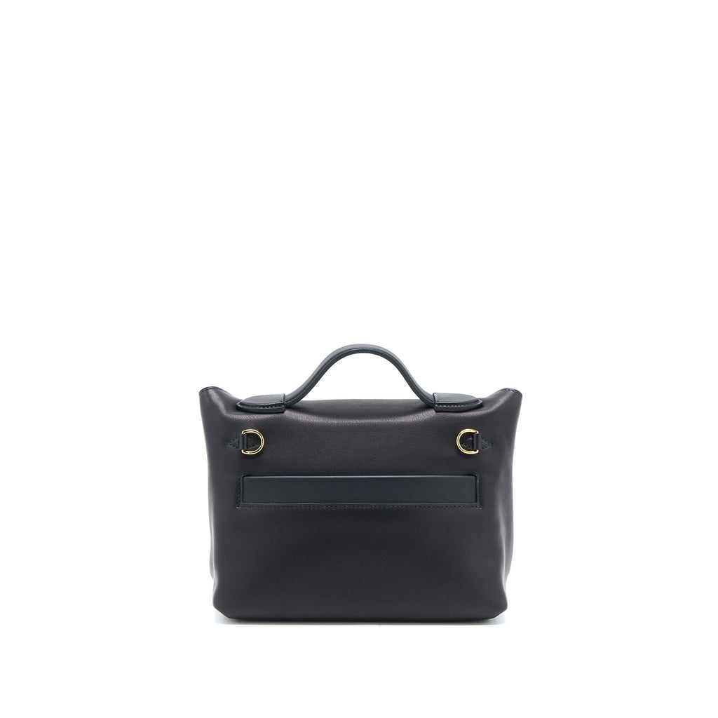 HERMES MINI 24/24 2424-21 BAG SWIFT/VOLUPTO BLACK GHW