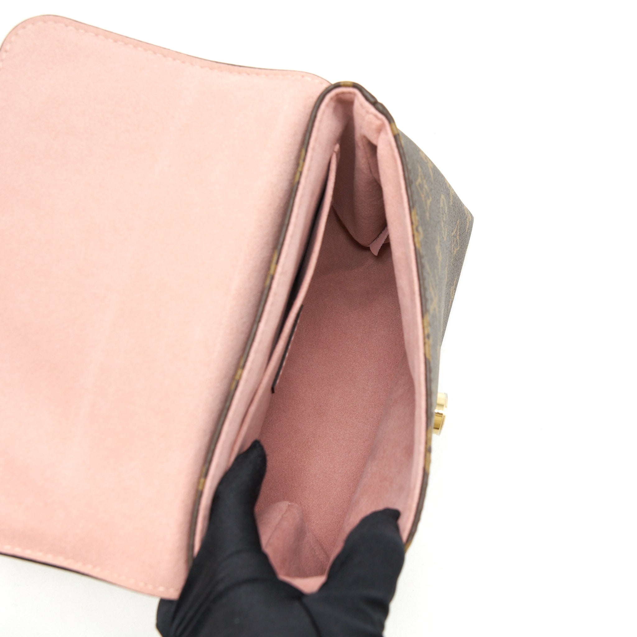LOUIS VUITTON LOCKY BB MONOGRAM CANVAS/ PINK GHW