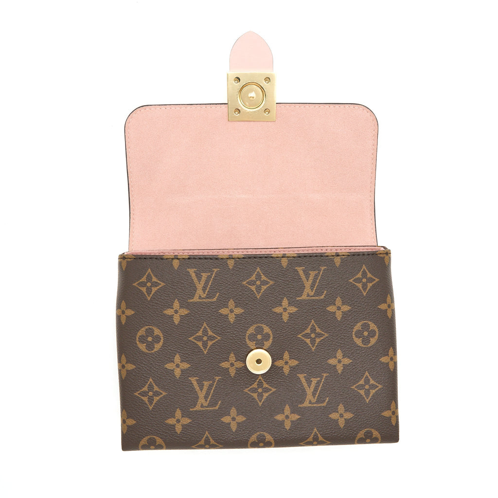 LOUIS VUITTON LOCKY BB MONOGRAM CANVAS/ PINK GHW