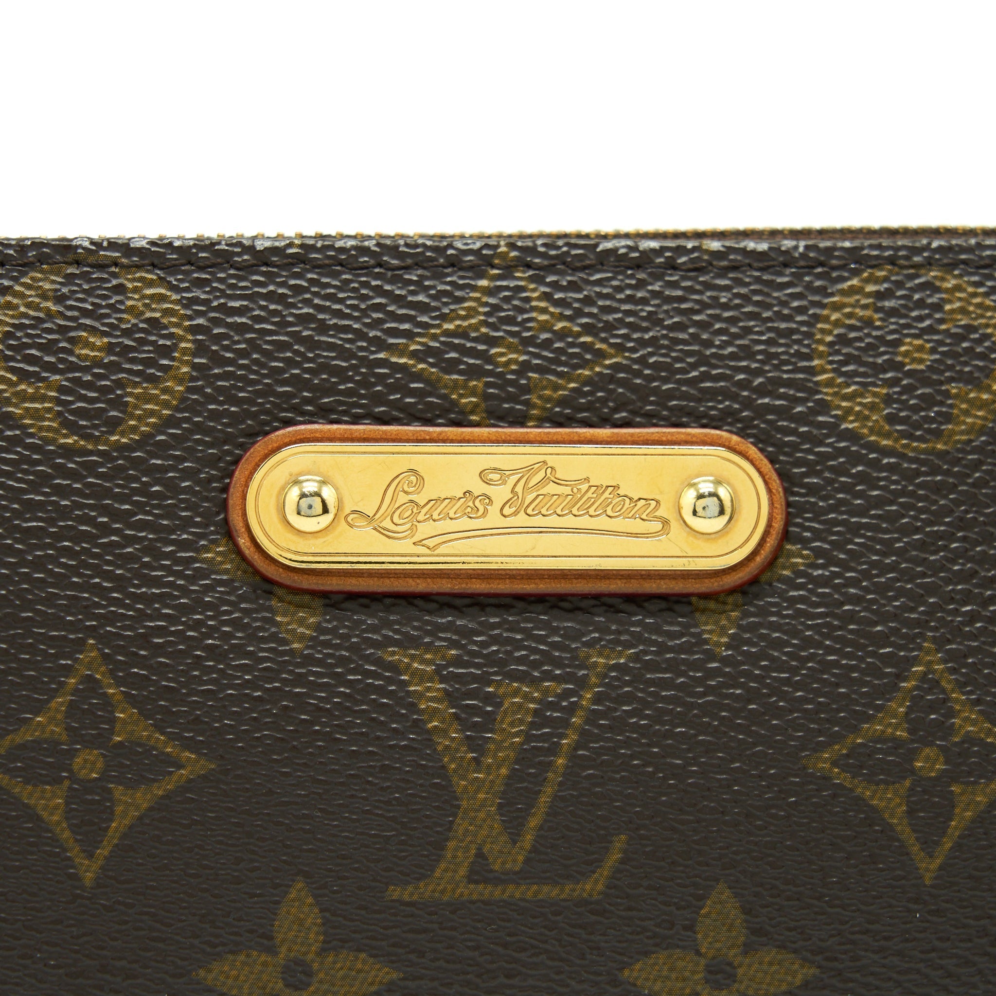 LOUIS VUITTON EVA POCHETTE BAG MONOGRAM CANVAS GHW