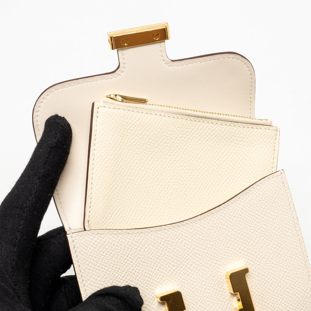 HERMES CONSTANCE SLIM EPSOM NATA GHW
