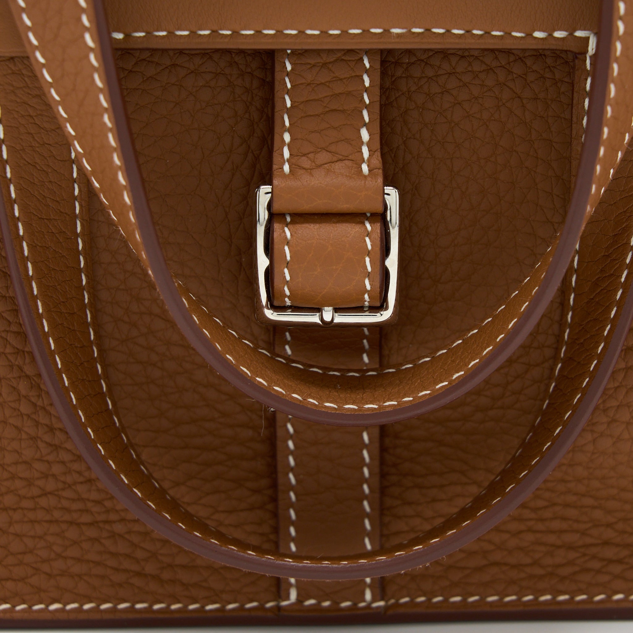 HERMES HALZAN 25 BAG CLEMENCE GOLD SHW