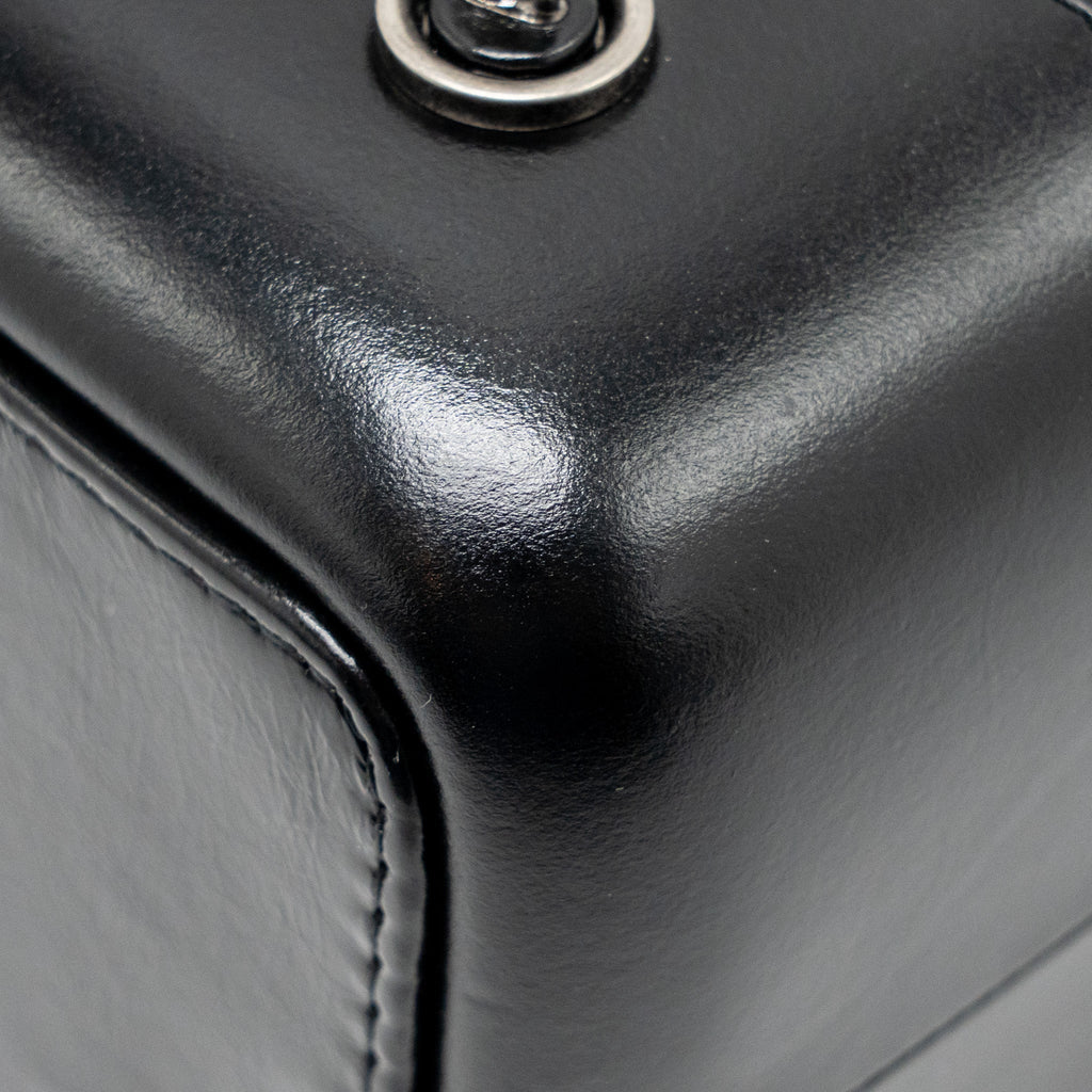 CHANEL SMALL GABRIELLE HOBO BAG AGED CALFSKIN BLACK MULTICOLOURED HARDWARE
