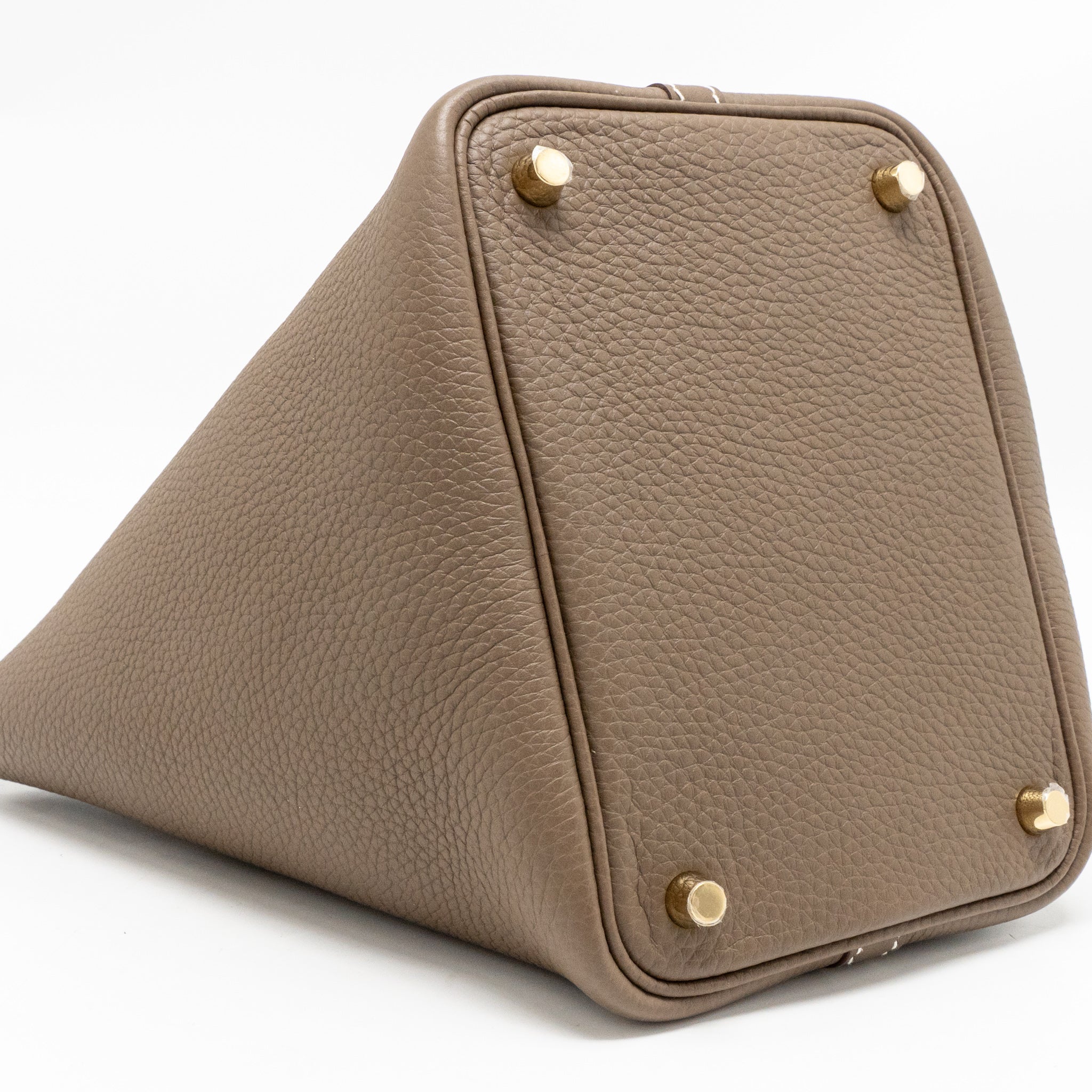 HERMES PICTON 18 LOCK BAG CLEMENCE ETOUPE GHW