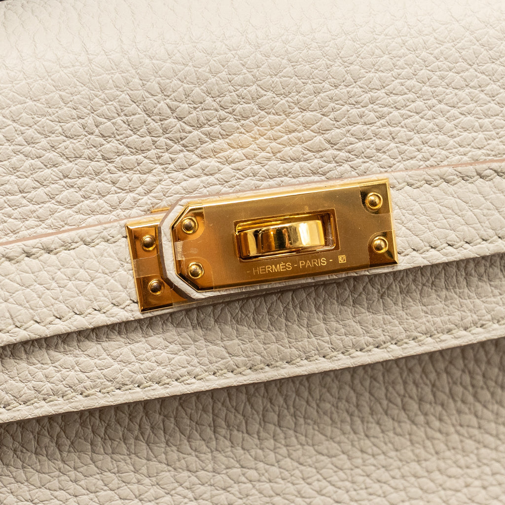HERMES KELLY 25 TOGO 8L BETON GHW