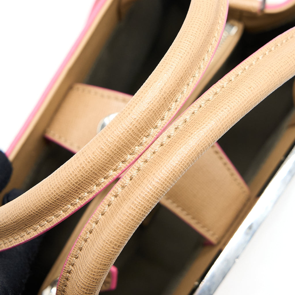 FENDI 2JOURS TOTE BAG BEIGE SHW