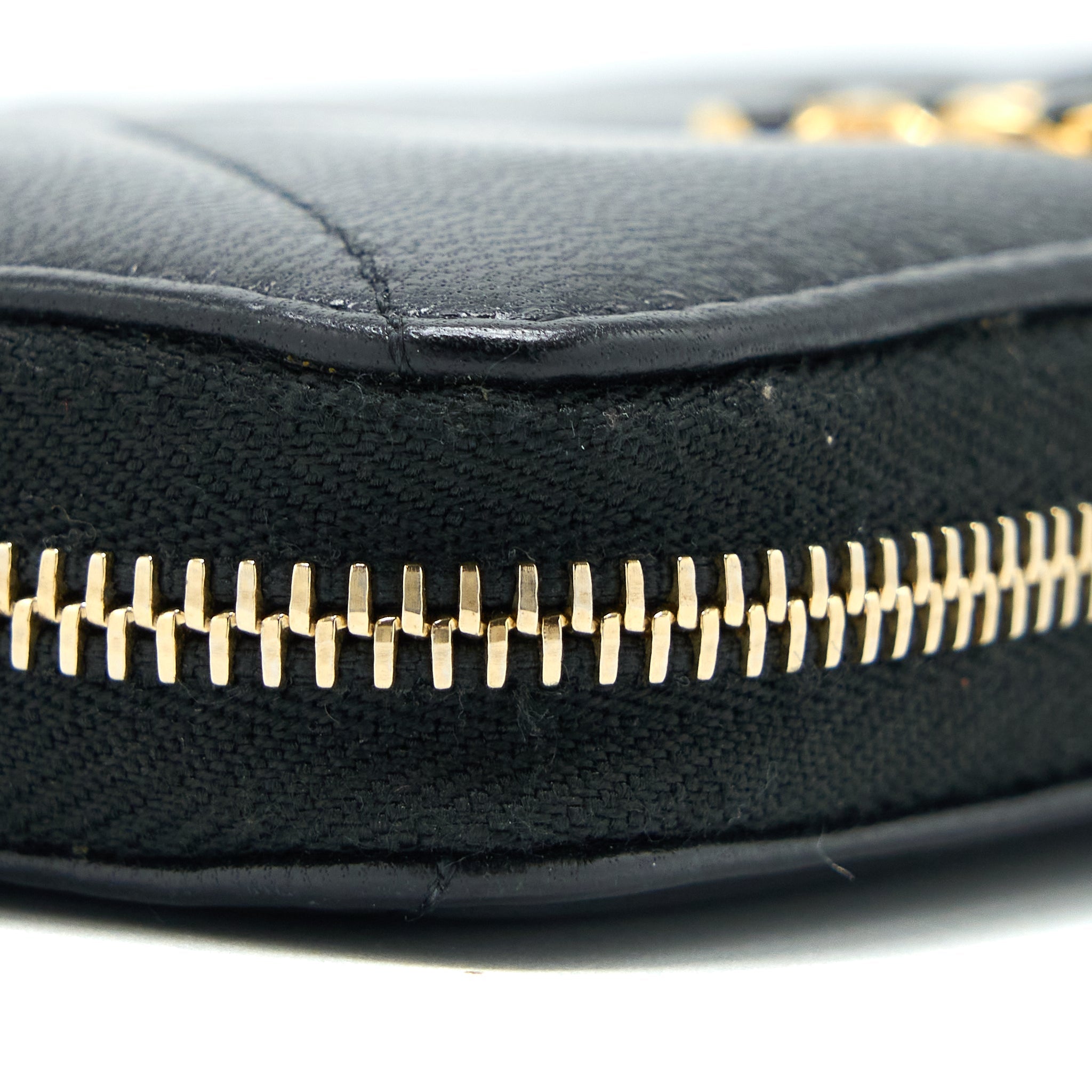 CHANEL 19 ZIP WALLET GOATSKIN BLACK GHW