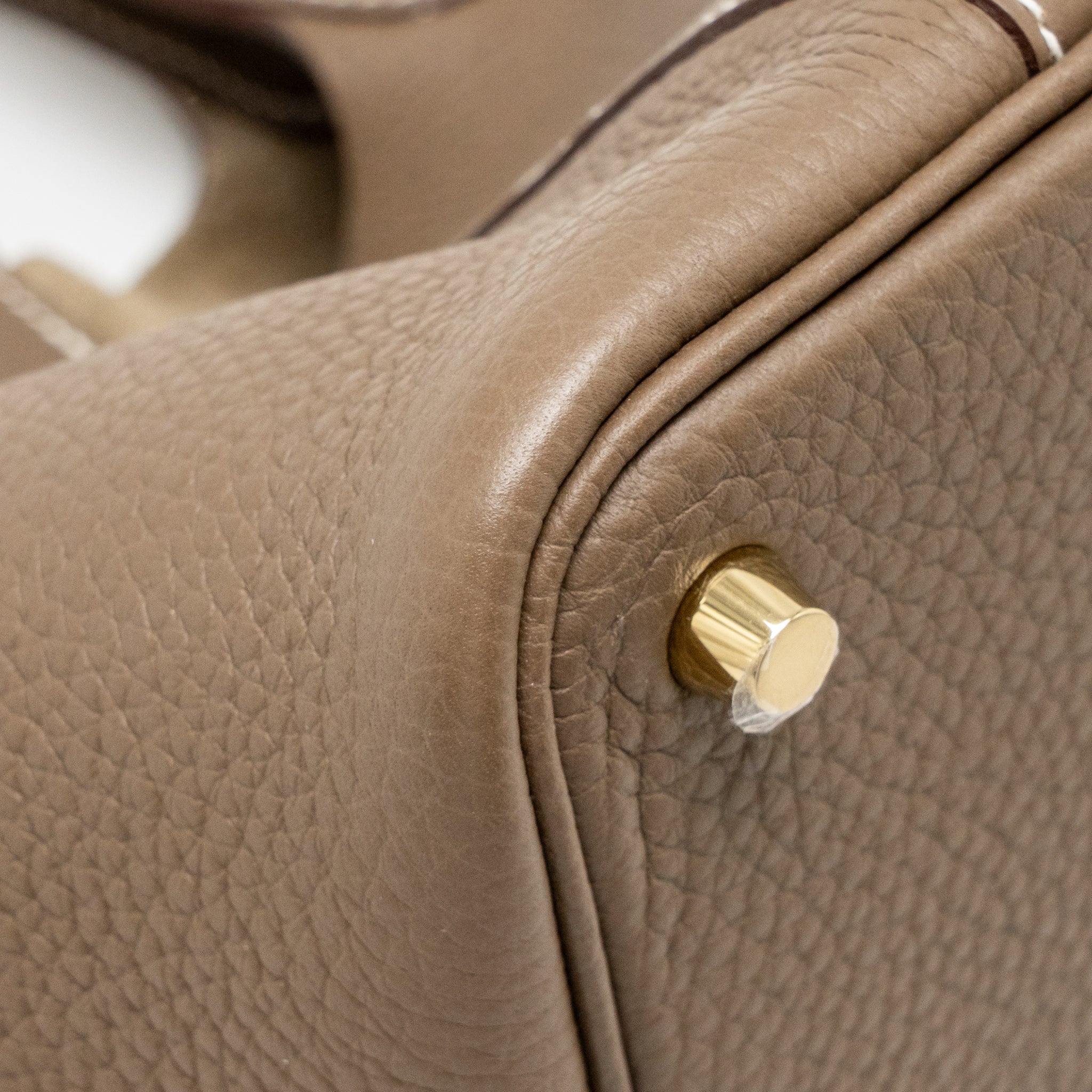 HERMES PICTON 18 LOCK BAG CLEMENCE ETOUPE GHW