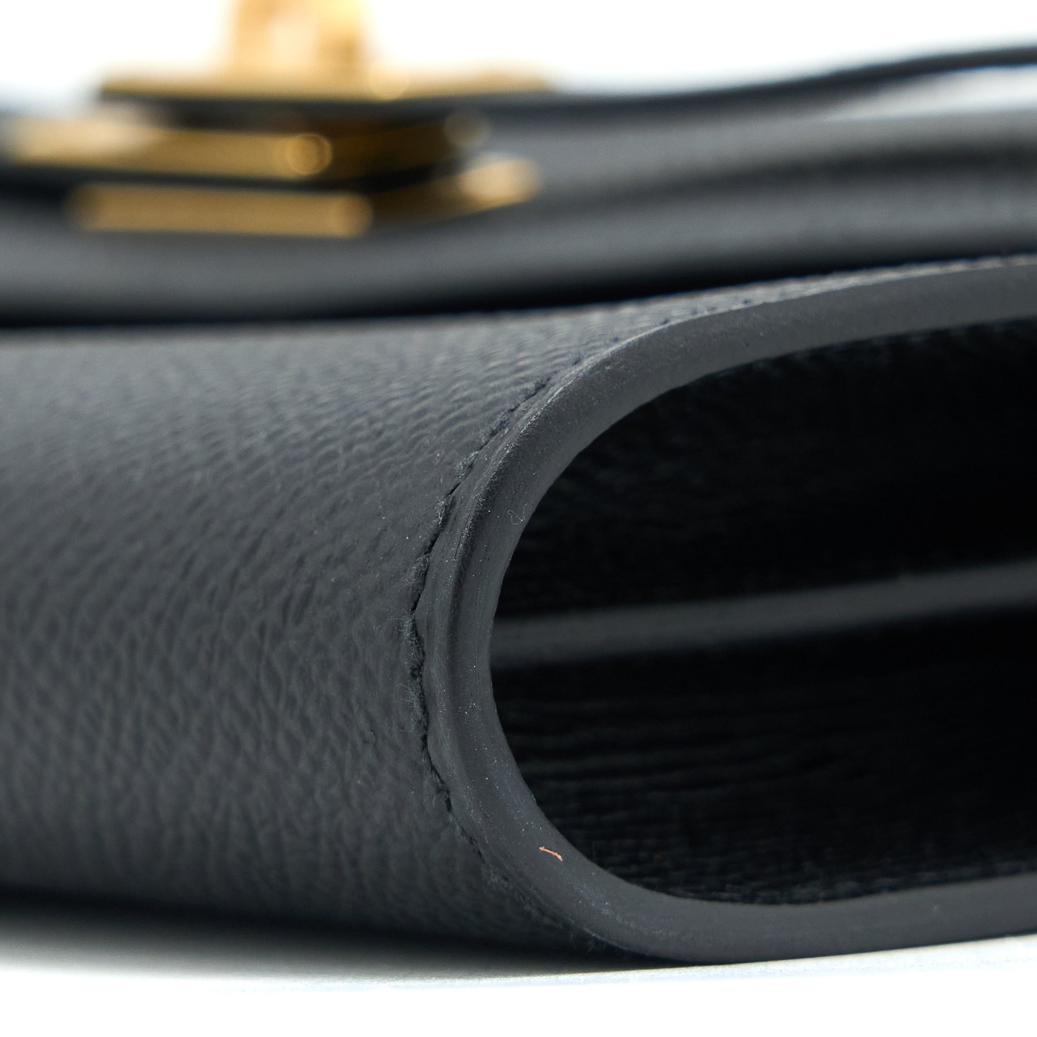 HERMES KELLY TO GO EPSOM BLACK GHW