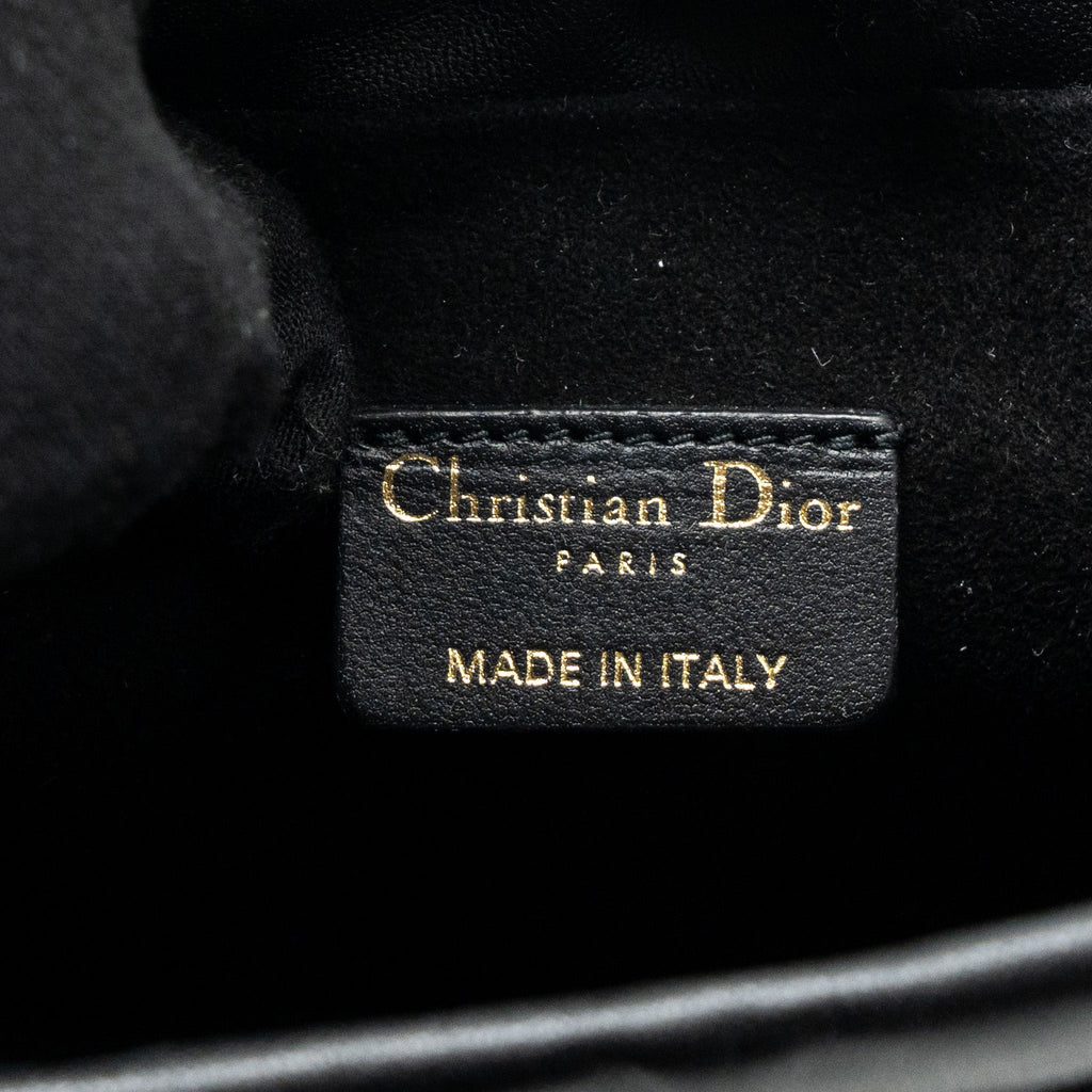 DIOR MILLY CROSSBODY BAG LAMBSKIN BLACK LGHW