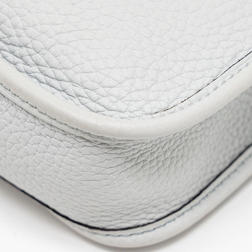 HERMES MINI EVELYNE CLEMENCE BLUE PALE SHW