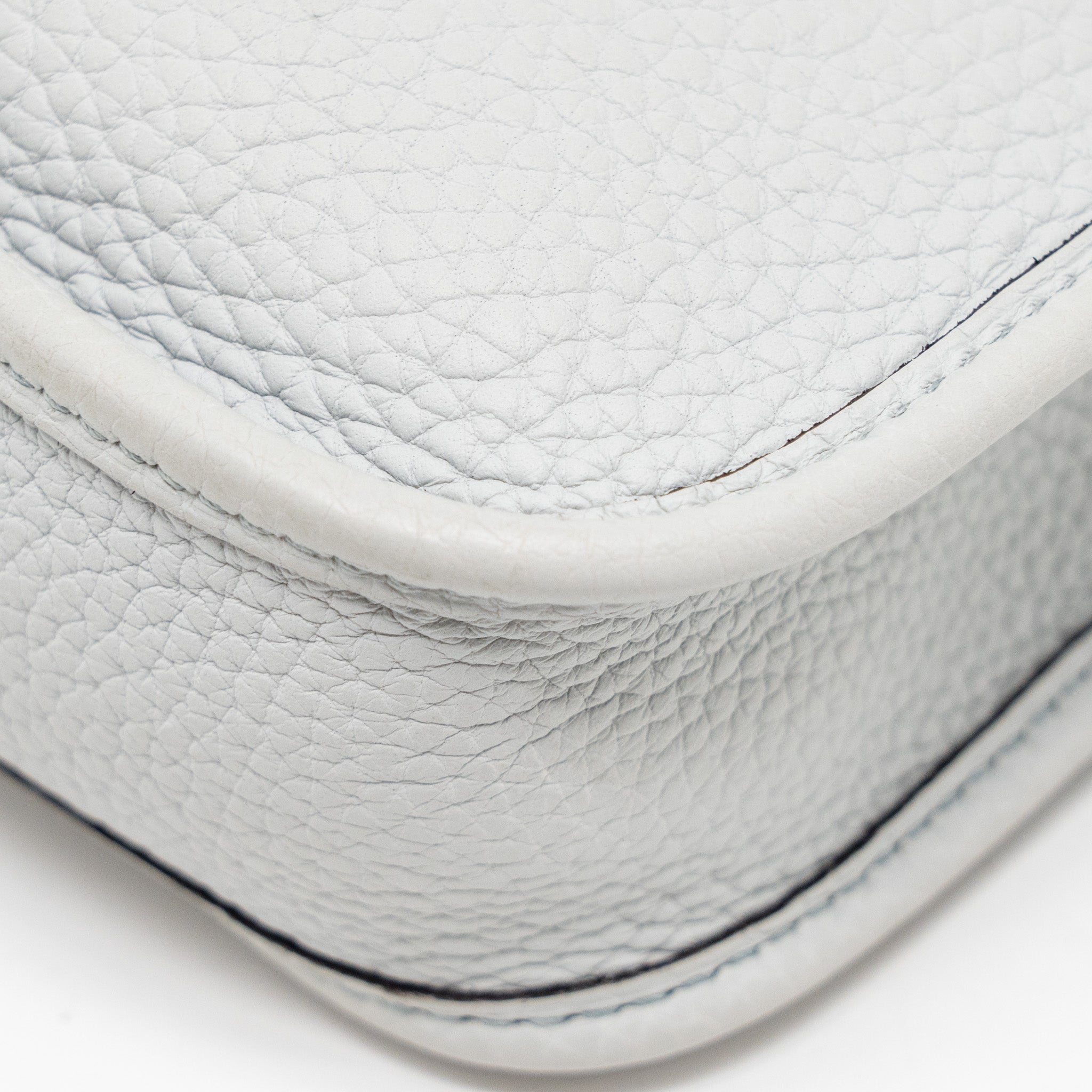 HERMES MINI EVELYNE CLEMENCE BLUE PALE SHW
