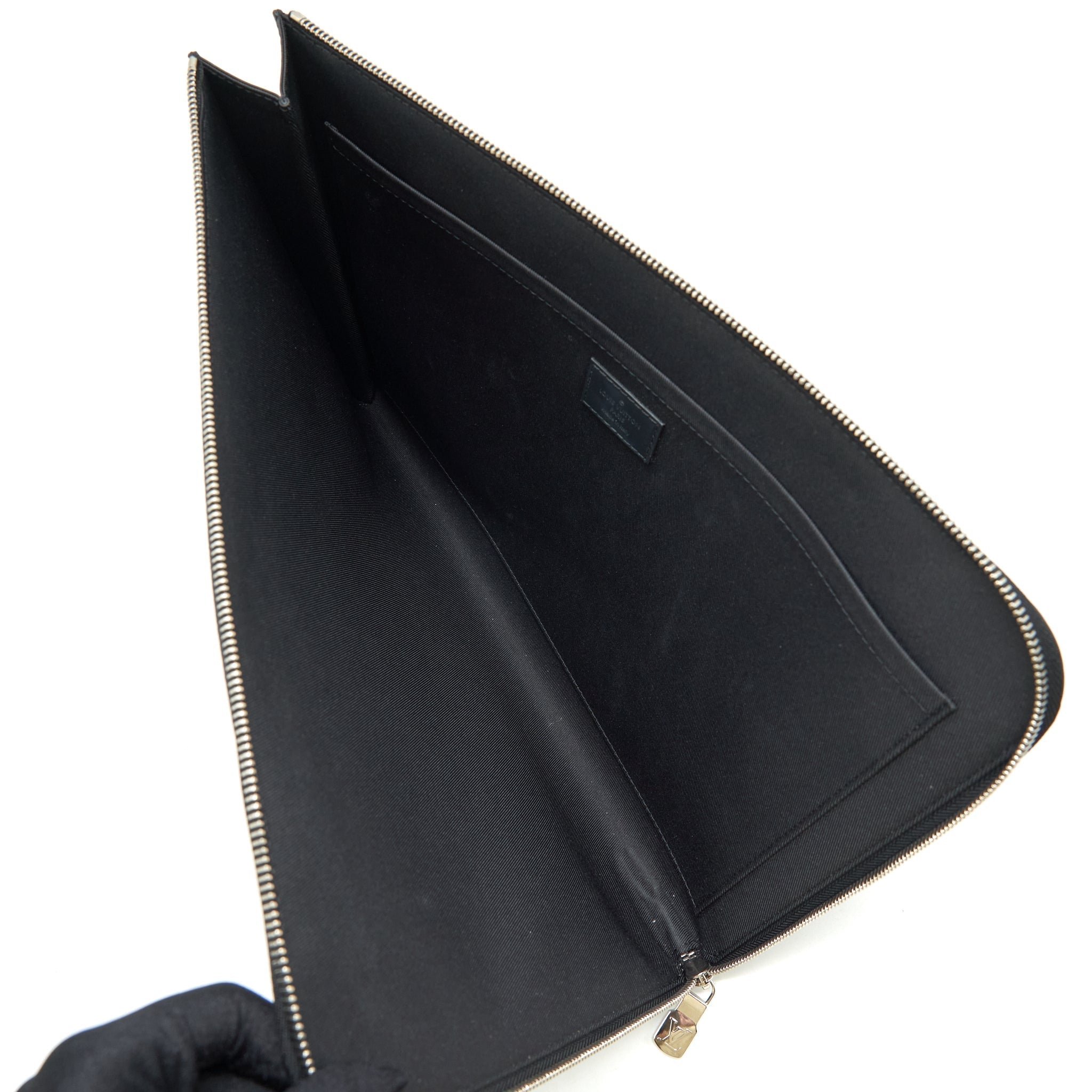 LOUIS VUITTON POCHETTE JOUR GM DAMIER GRAPHITE CANVAS SHW