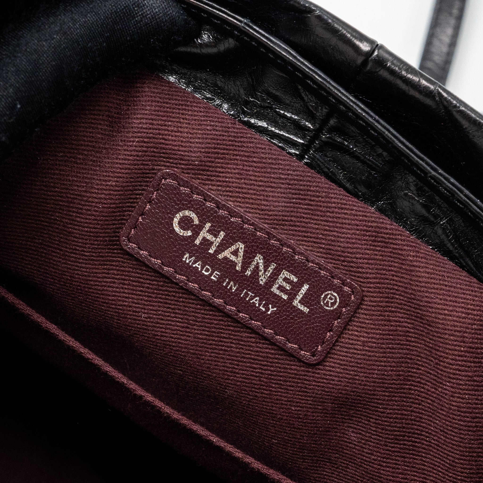 CHANEL LARGE QUILTED MOUNTAIN  BACKPACK CALFSKIN BLACK SHW