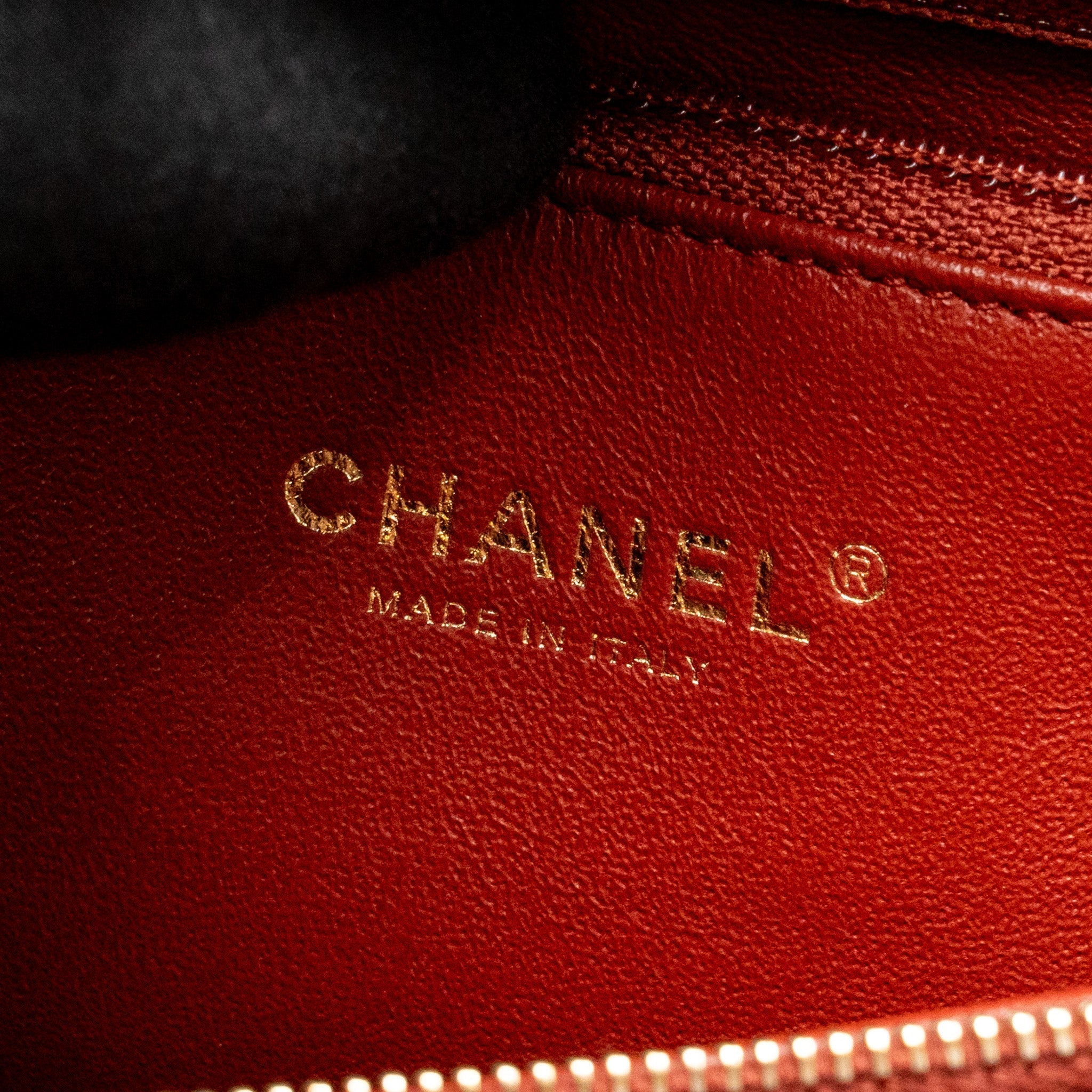 CHANEL LARGE COCO HANDLE WITH LIZARD HANDLE CAVIAR RED GHW