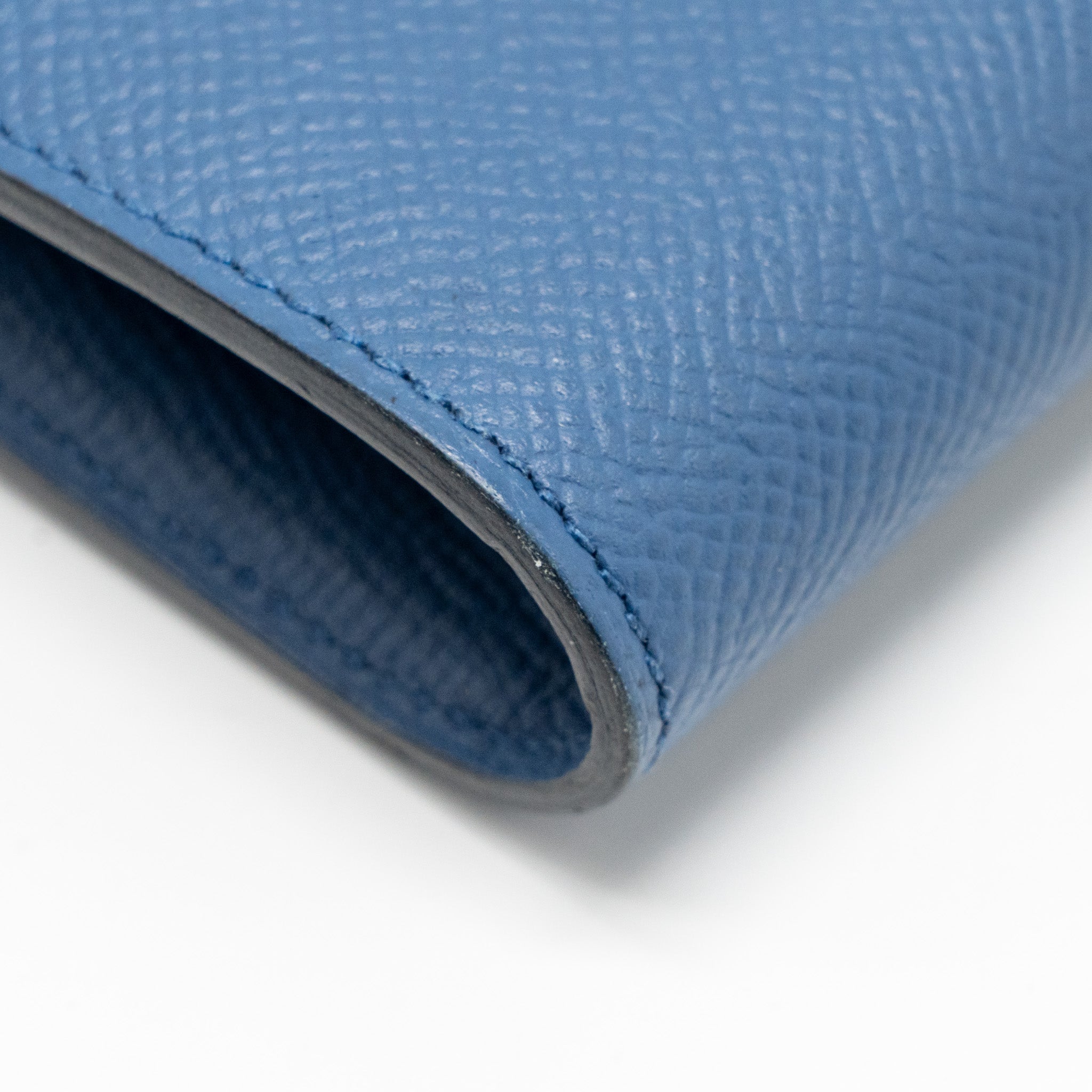 HERMES KELLY LONG WALLET EPSOM DARK BLUE GHW