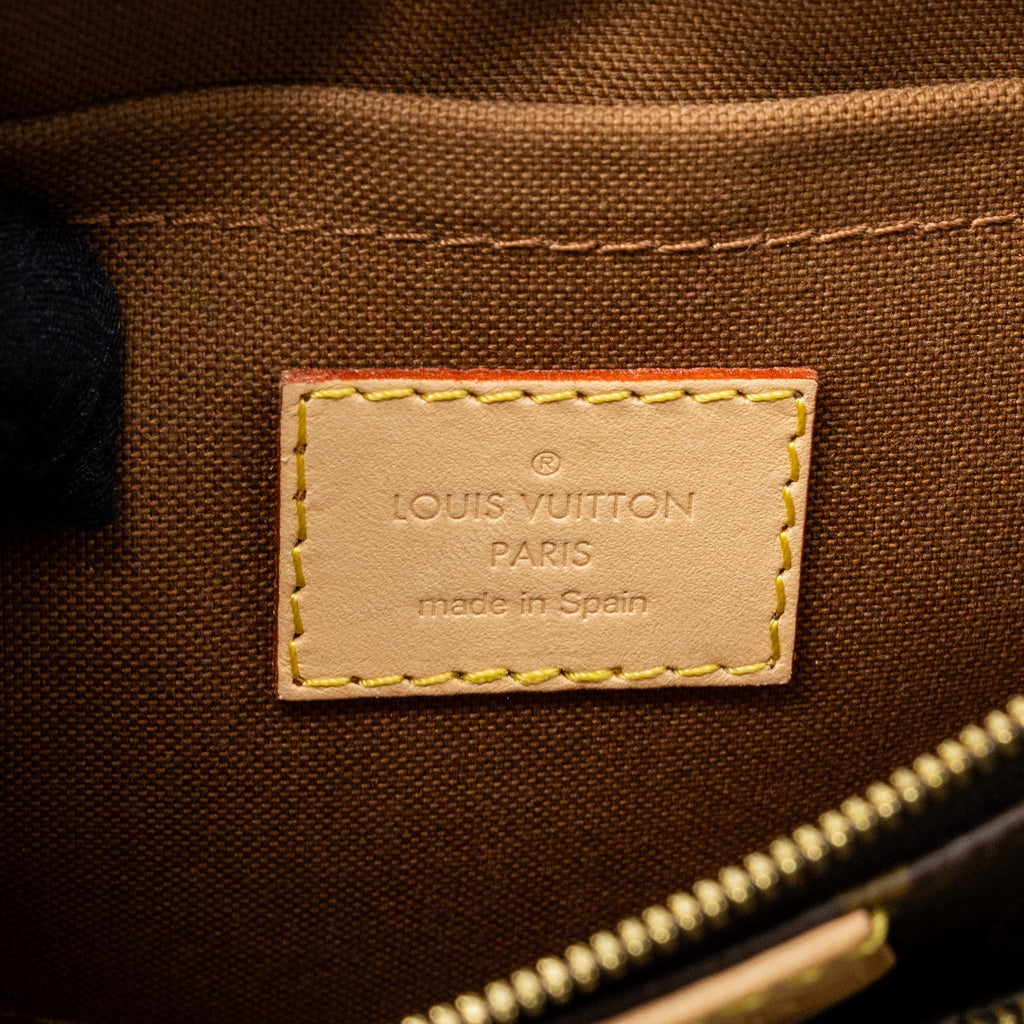 LOUIS VUITTON MULTI POCHETTE MONOGRAM CANVAS KHAKI STRAP GHW
