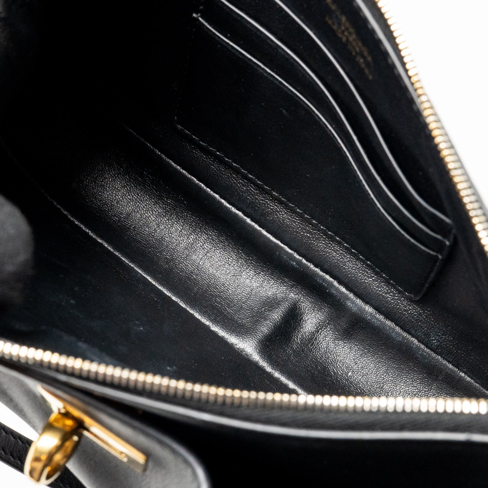 BALENCIAGA RODEO SLING POCHETTE CALFSKIN BLACK GHW