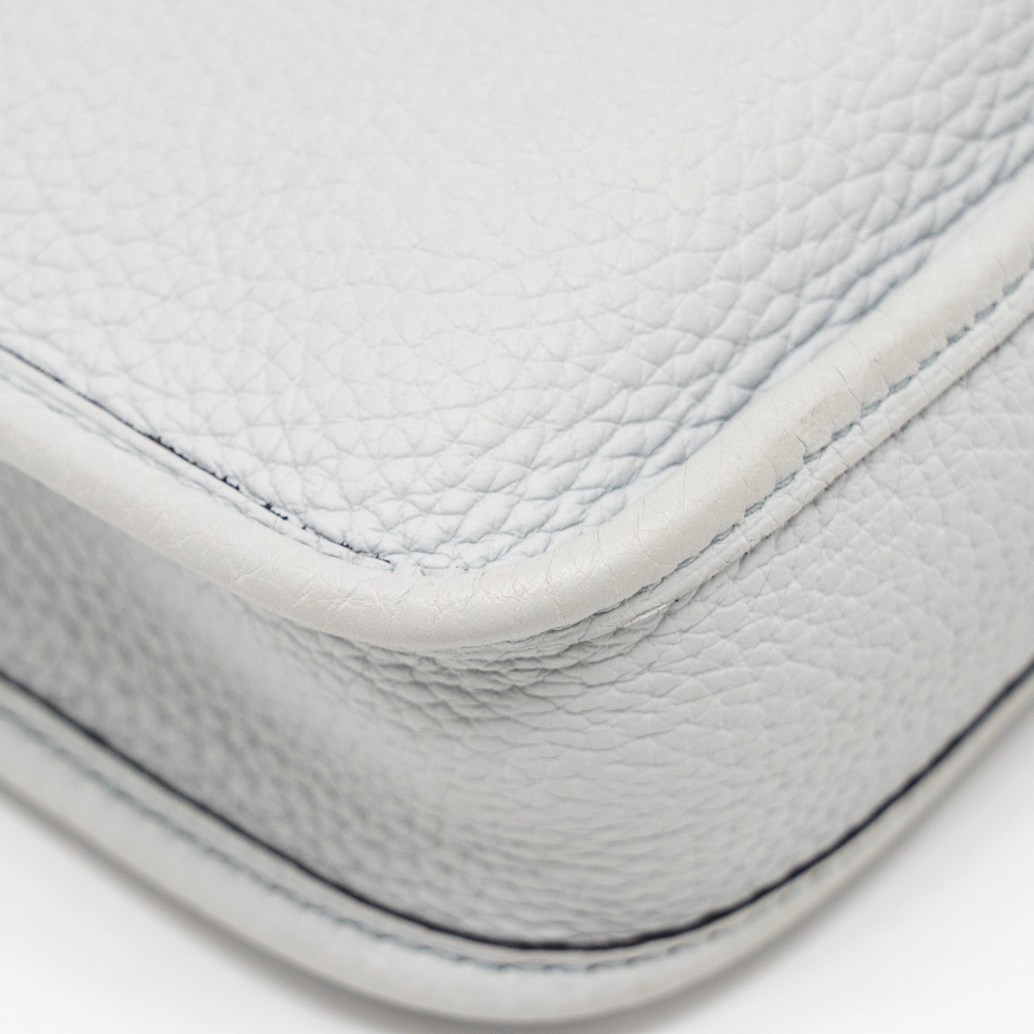 HERMES MINI EVELYNE CLEMENCE BLUE PALE SHW