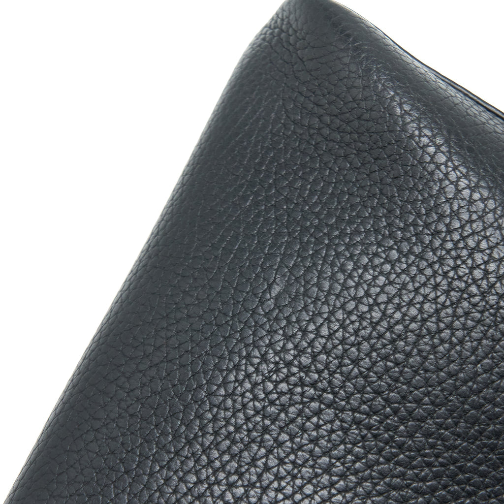 LOUIS VUITTON CAPUCINES BB TAURILLON SO BLACK WITH BLACK HARDWARE