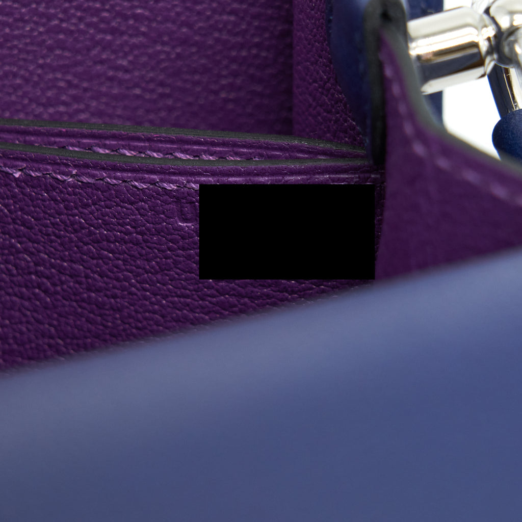HERMES MINI ROULIS EVERCOLOR BLUE SAPHIR / ANEMONE SHW