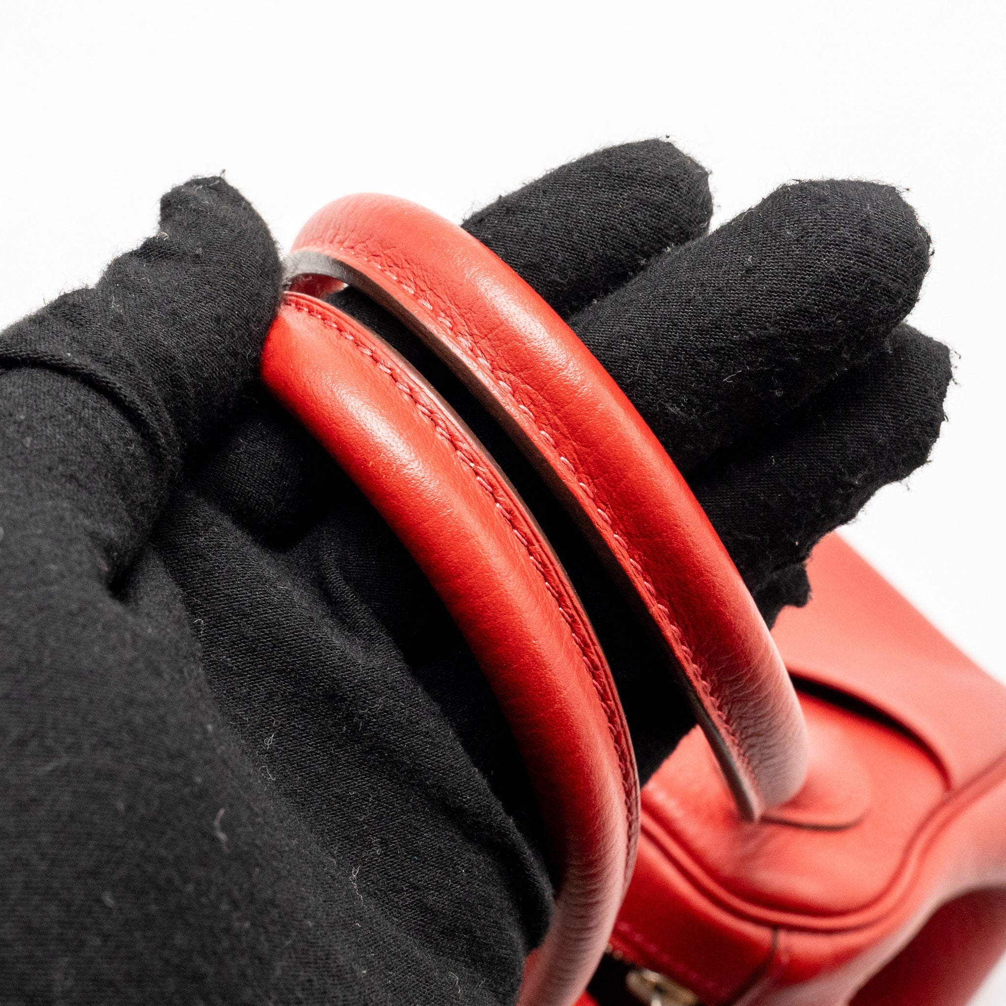 HERMES LINDY 34 CLEMENCE RED SHW