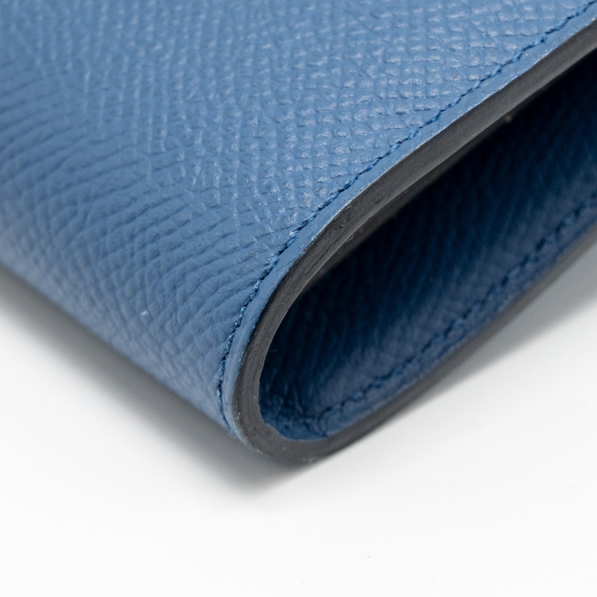 HERMES KELLY LONG WALLET EPSOM DARK BLUE GHW