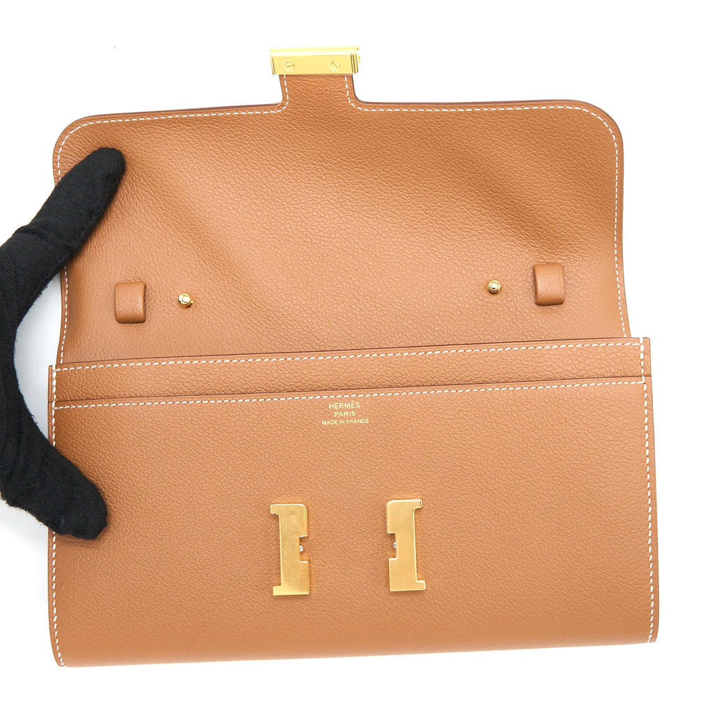 HERMES CONSTANCE TO GO EVERCOLOR GOLD GHW