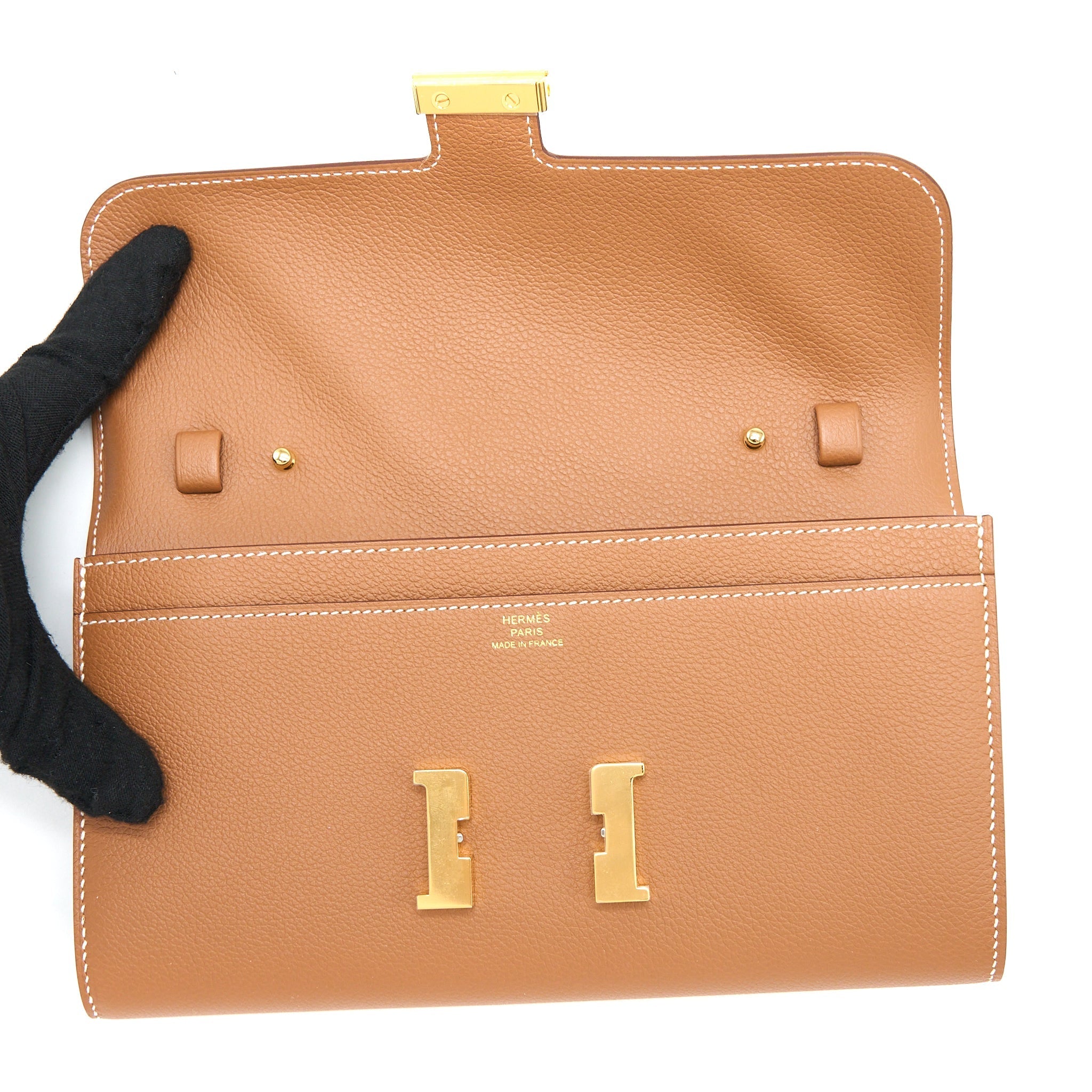 HERMES CONSTANCE TO GO EVERCOLOR GOLD GHW