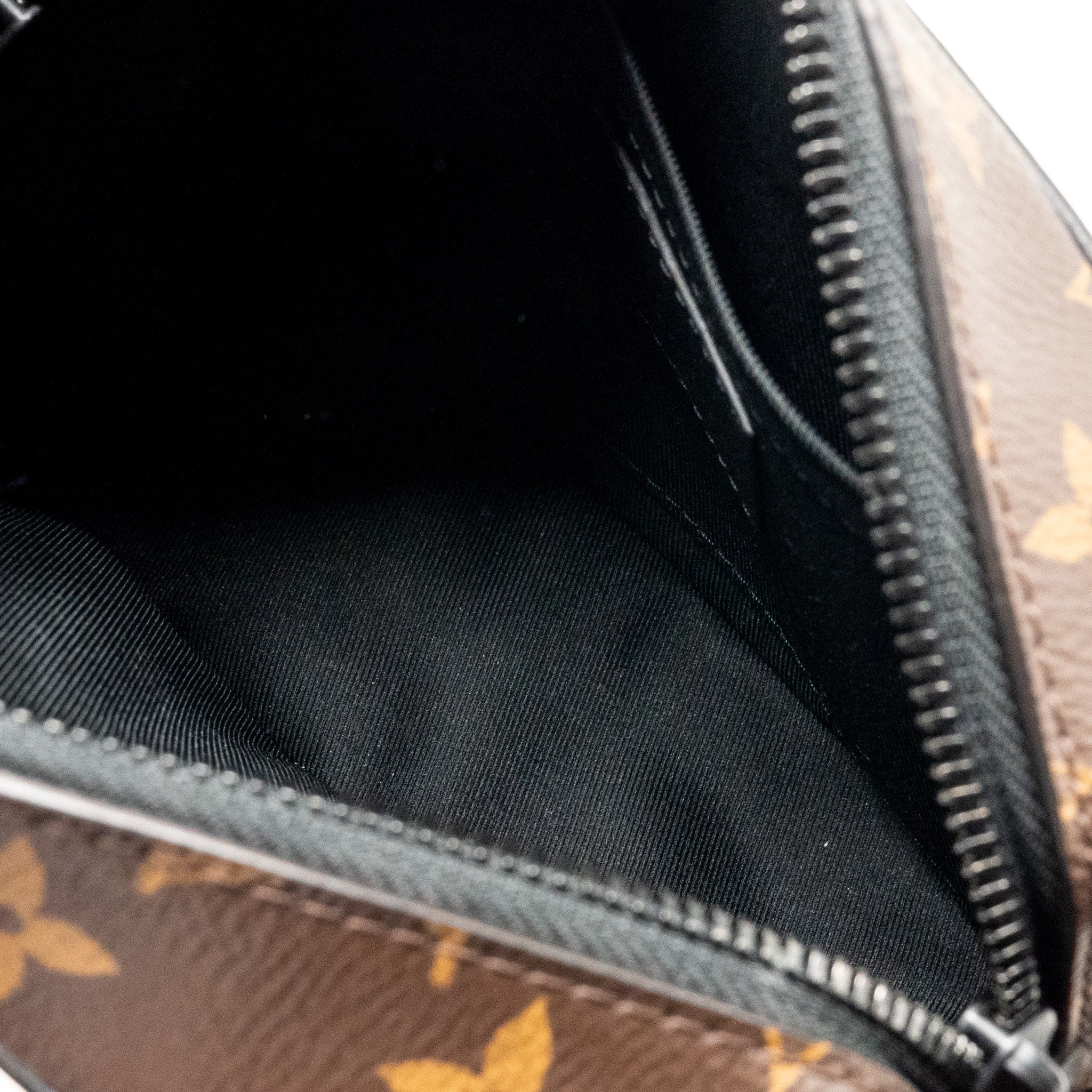 LOUIS VUITTON MINI SOFT TRUNK MONOGRAM CANVAS MARA-BLACK/ORANGE HARDWARE